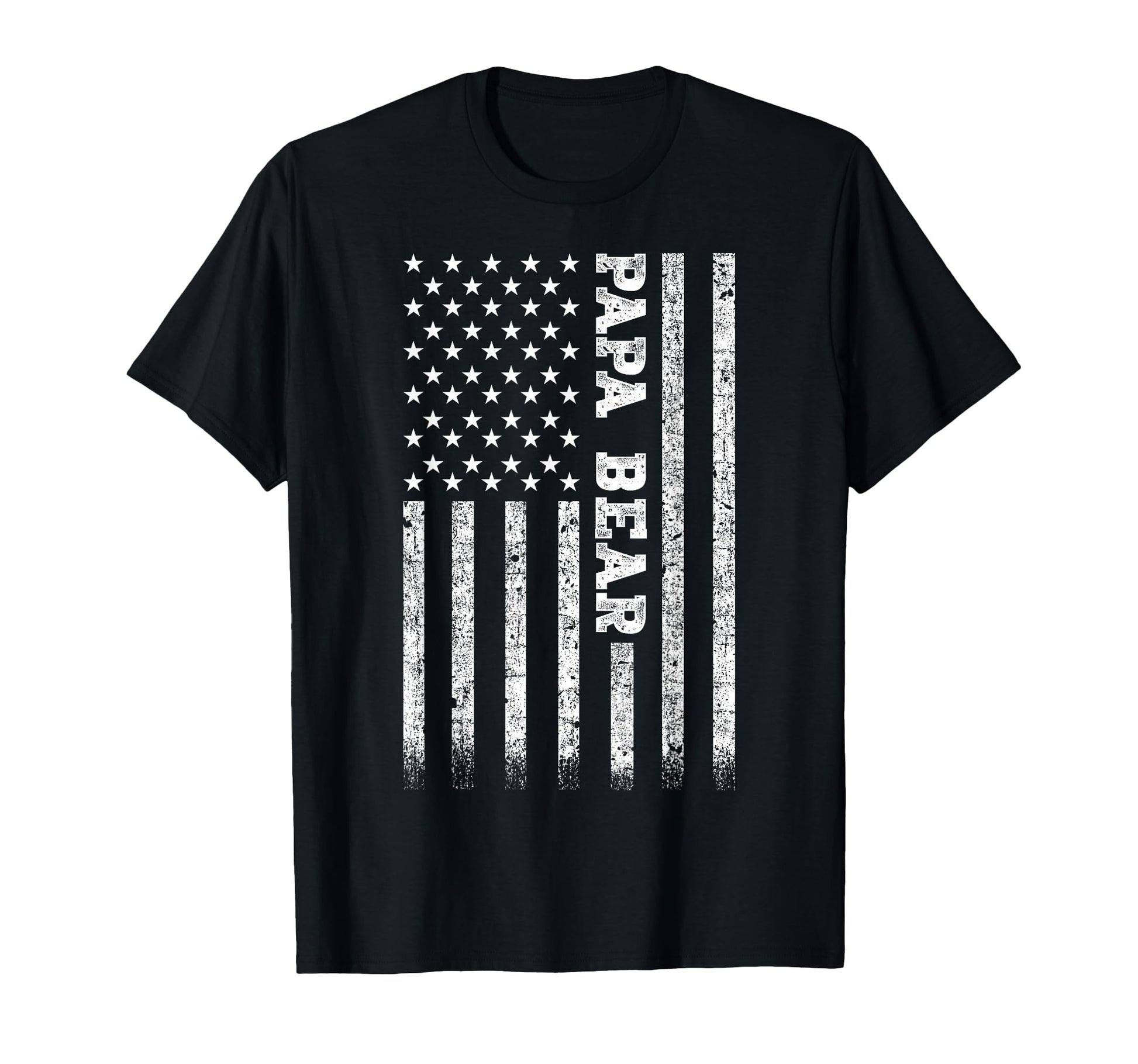 Papa Bear American Flag T-Shirt - Novelty Apparel Men Women - T-Shirt, Sweatshirt, Hoodie