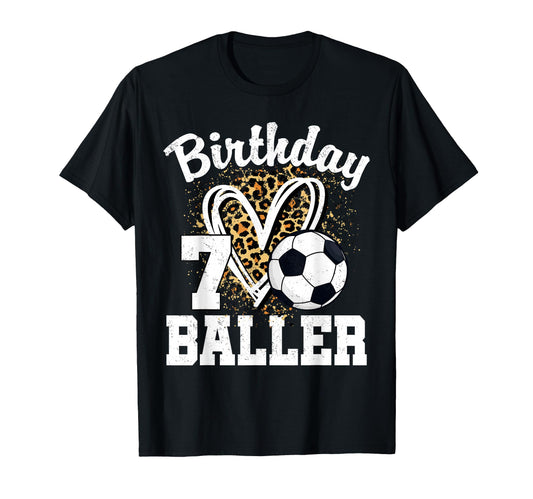 7Th Birthday Baller 7 Year Old T-Shirt - Streetwear Style for Adults - T-Shirt, Sweatshirt, Hoodie
