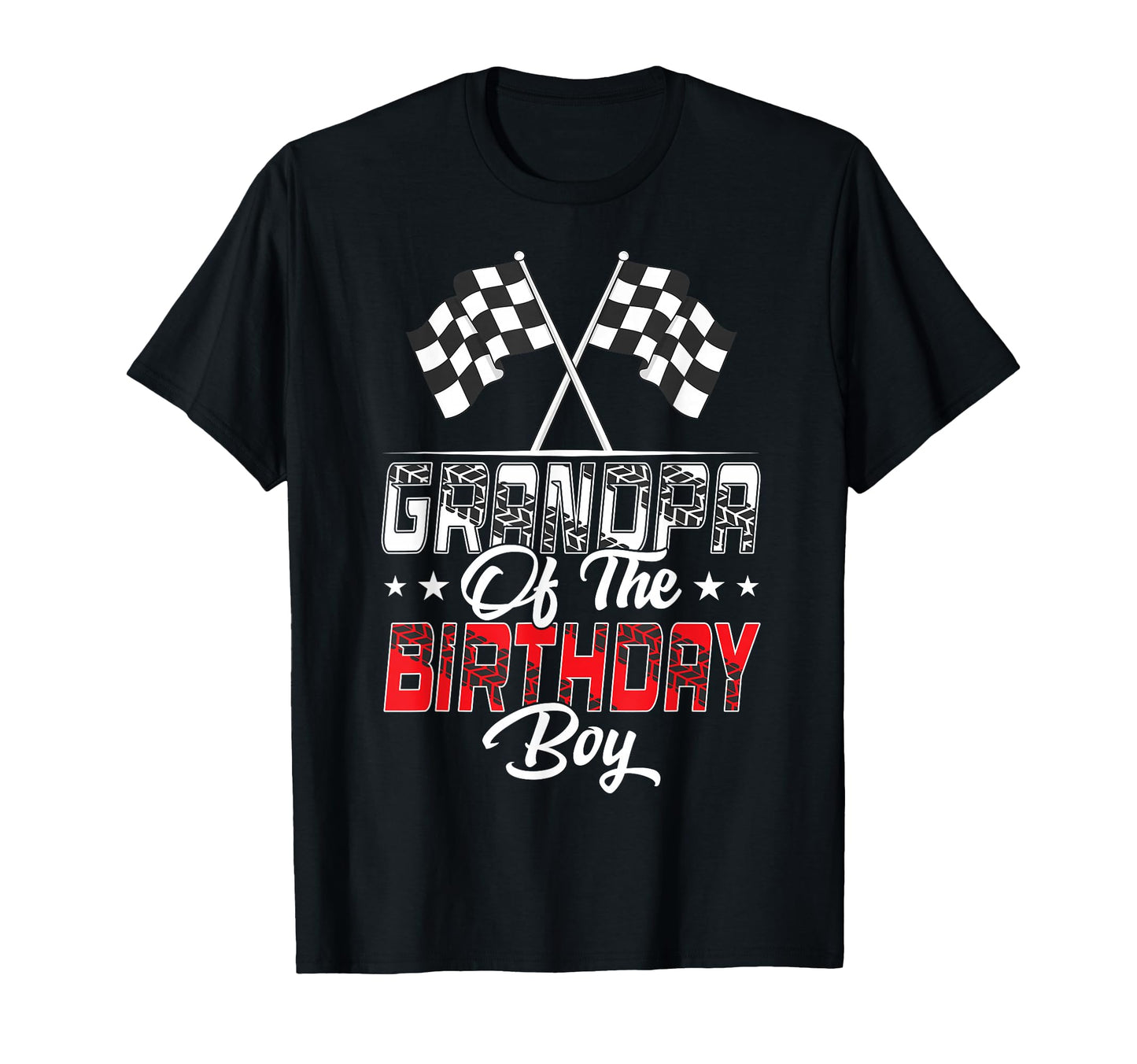 Race Car Grandpa Birthday Racing Family T-Shirt - Aesthetic Graphic Unisex - T-Shirt, Sweatshirt, Hoodie