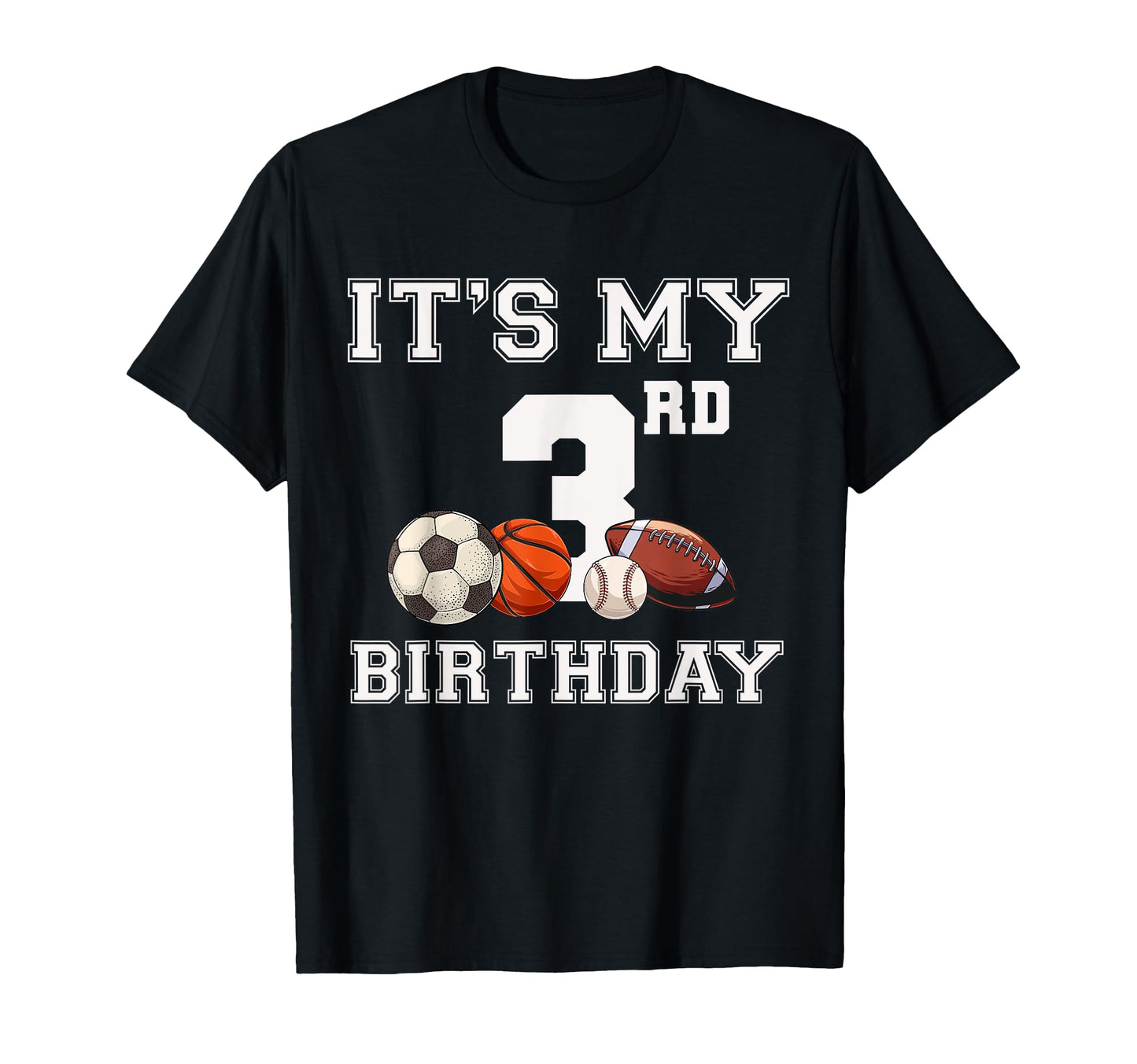 Its My 3Rd Birthday Baseball T-Shirt - Fun Novelty Design for Adults - T-Shirt, Sweatshirt, Hoodie
