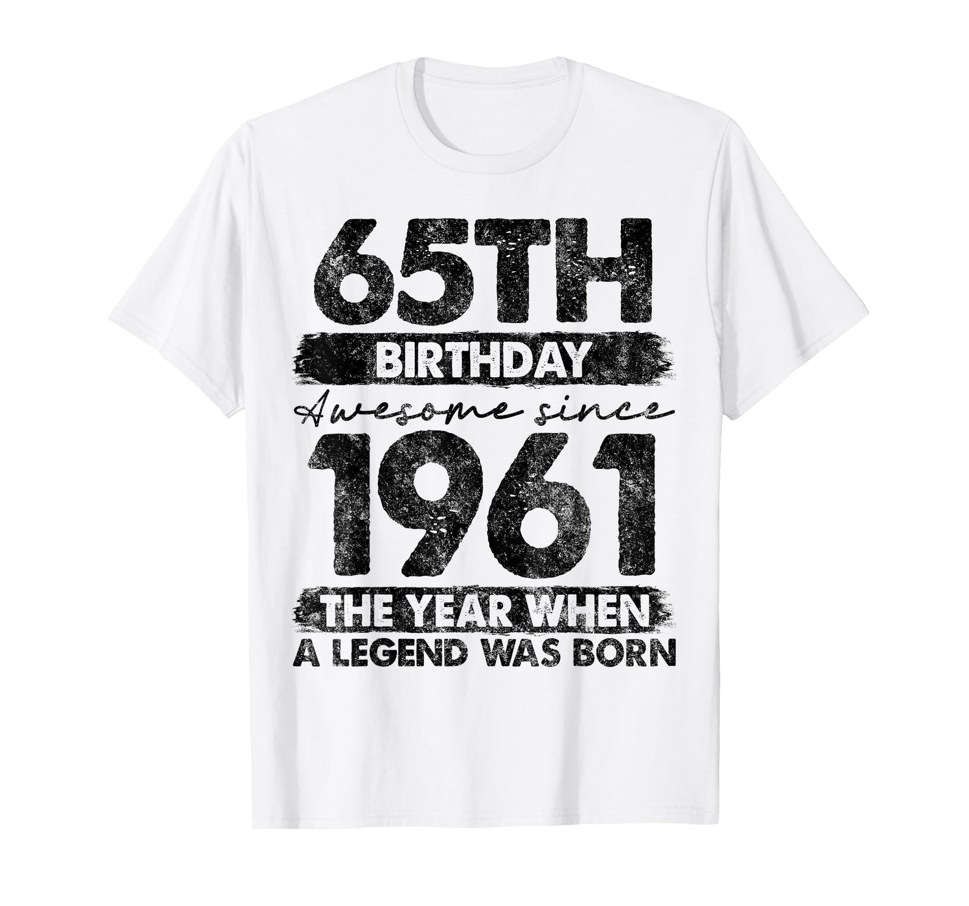 65 Year Old Gifts 1961 65Th Birthday T-Shirt - Graphic Print for Adults - T-Shirt, Sweatshirt, Hoodie