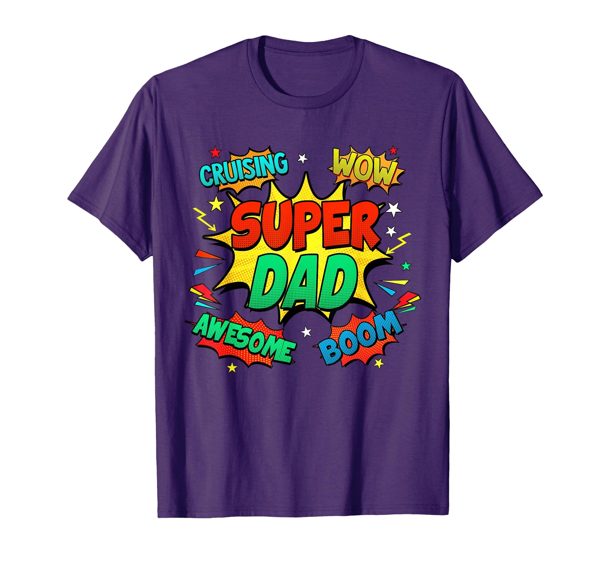 Superhero Dad Costume Comic Book T-Shirt - Custom Art Print for Adults - T-Shirt, Sweatshirt, Hoodie