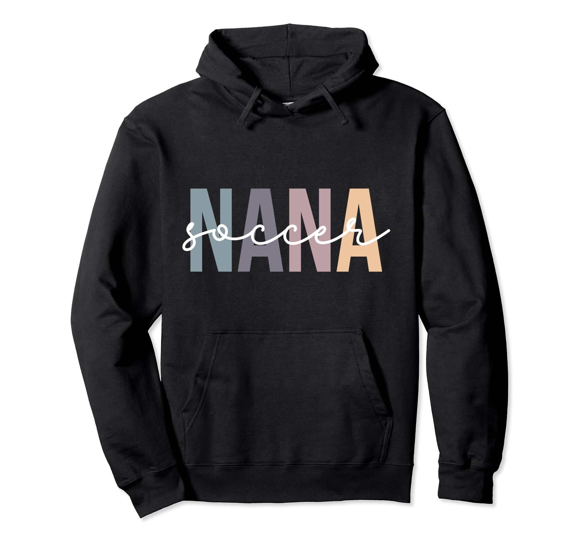 Soccer Nana Boho Grandma Nana Soccer Hoodie - Streetwear Style Unisex - T-Shirt, Sweatshirt, Hoodie