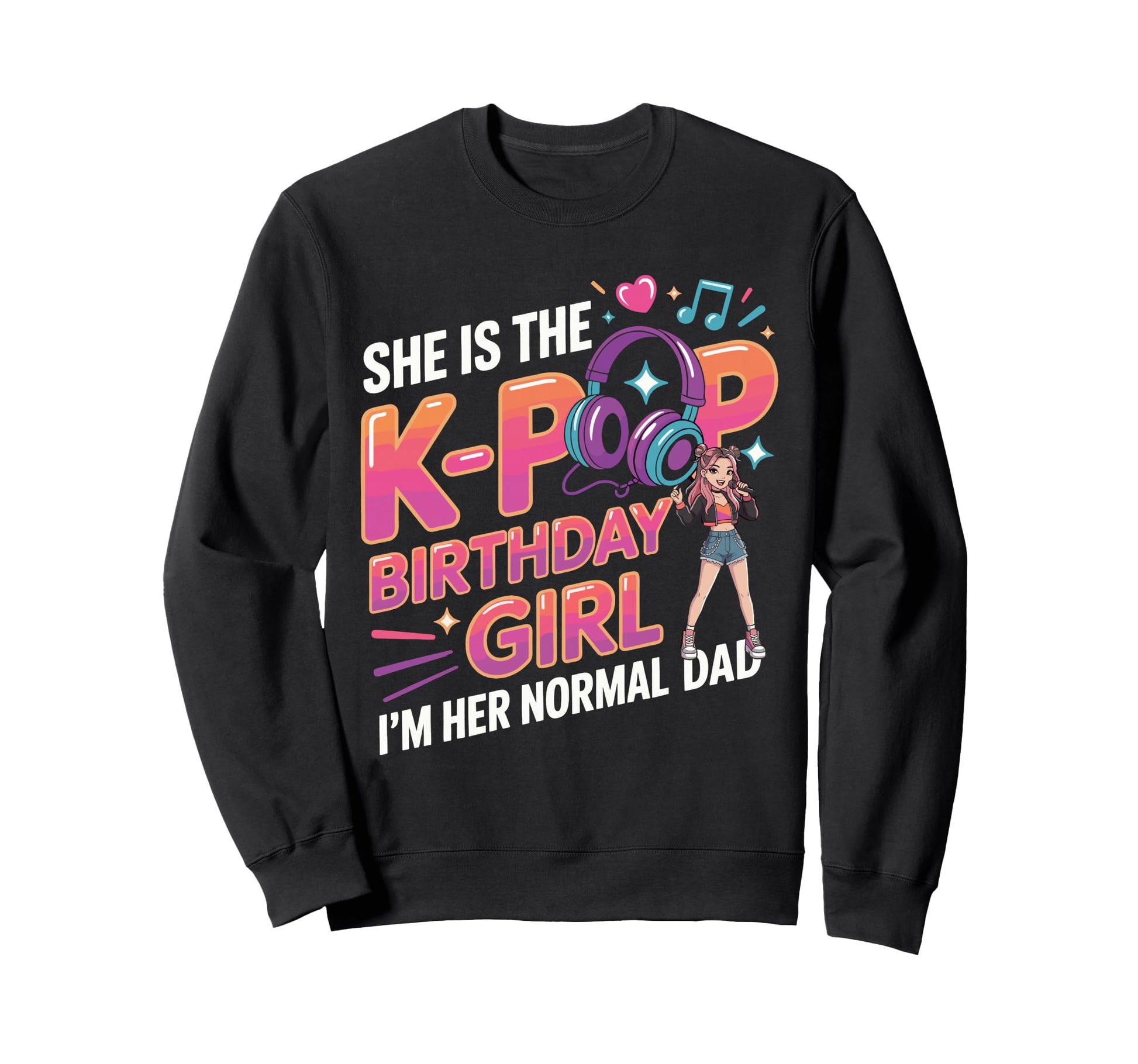 K Pop Birthday Outfit Korean Music Sweatshirt - Graphic Print Men Women - T-Shirt, Sweatshirt, Hoodie