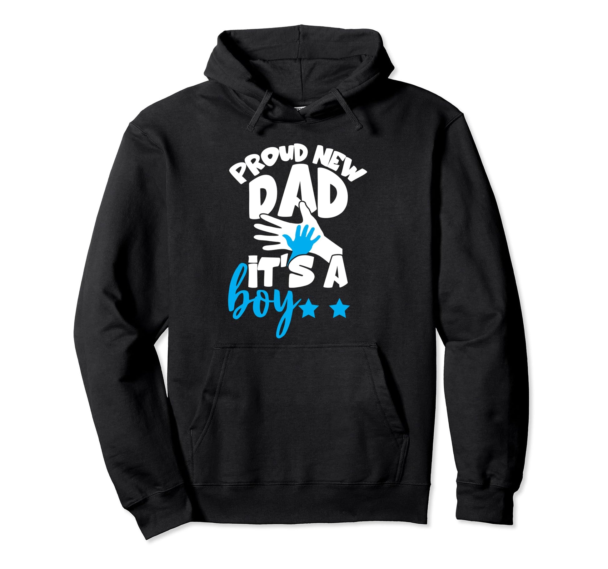 Proud New Dad Its Funny Pregnancy Hoodie - Custom Art Print for Adults - T-Shirt, Sweatshirt, Hoodie