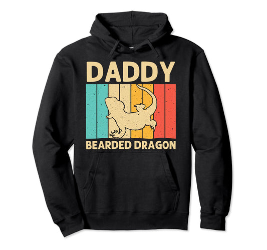 Bearded Dragon Dad Pet Lizard Reptile Hoodie - Streetwear Style Unisex - T-Shirt, Sweatshirt, Hoodie