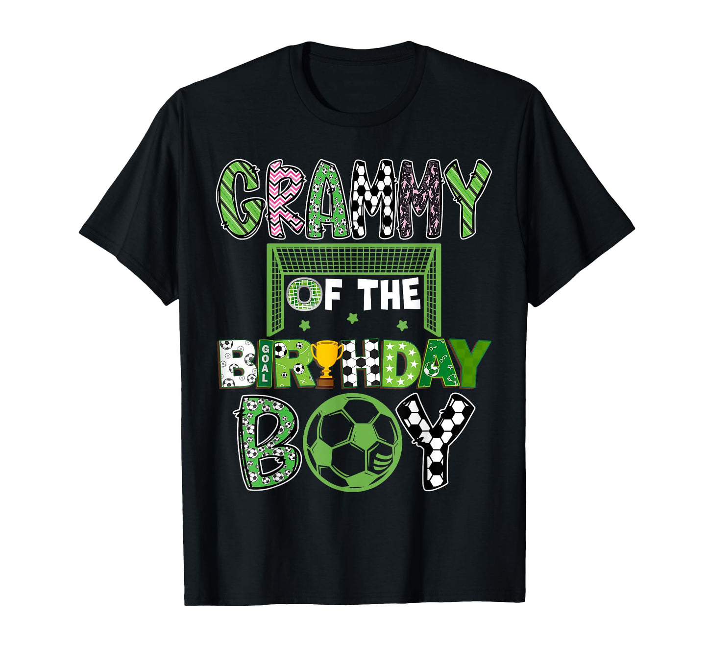 Grammy Birthday Soccer Player Birthday T-Shirt - Unique Graphic Unisex - T-Shirt, Sweatshirt, Hoodie