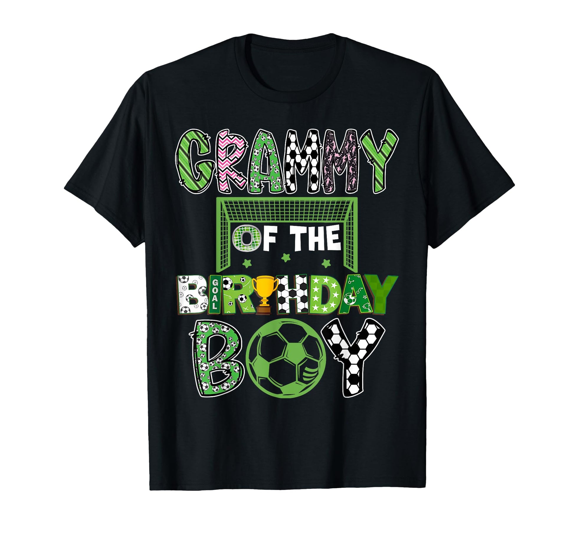 Grammy Birthday Soccer Player Birthday T-Shirt - Unique Graphic Unisex - T-Shirt, Sweatshirt, Hoodie