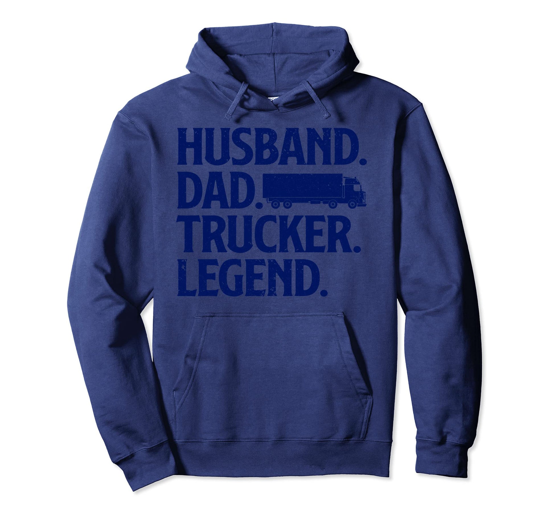 Funny Trucker Art Truck Driver Husband Hoodie - Streetwear Style Unisex - T-Shirt, Sweatshirt, Hoodie