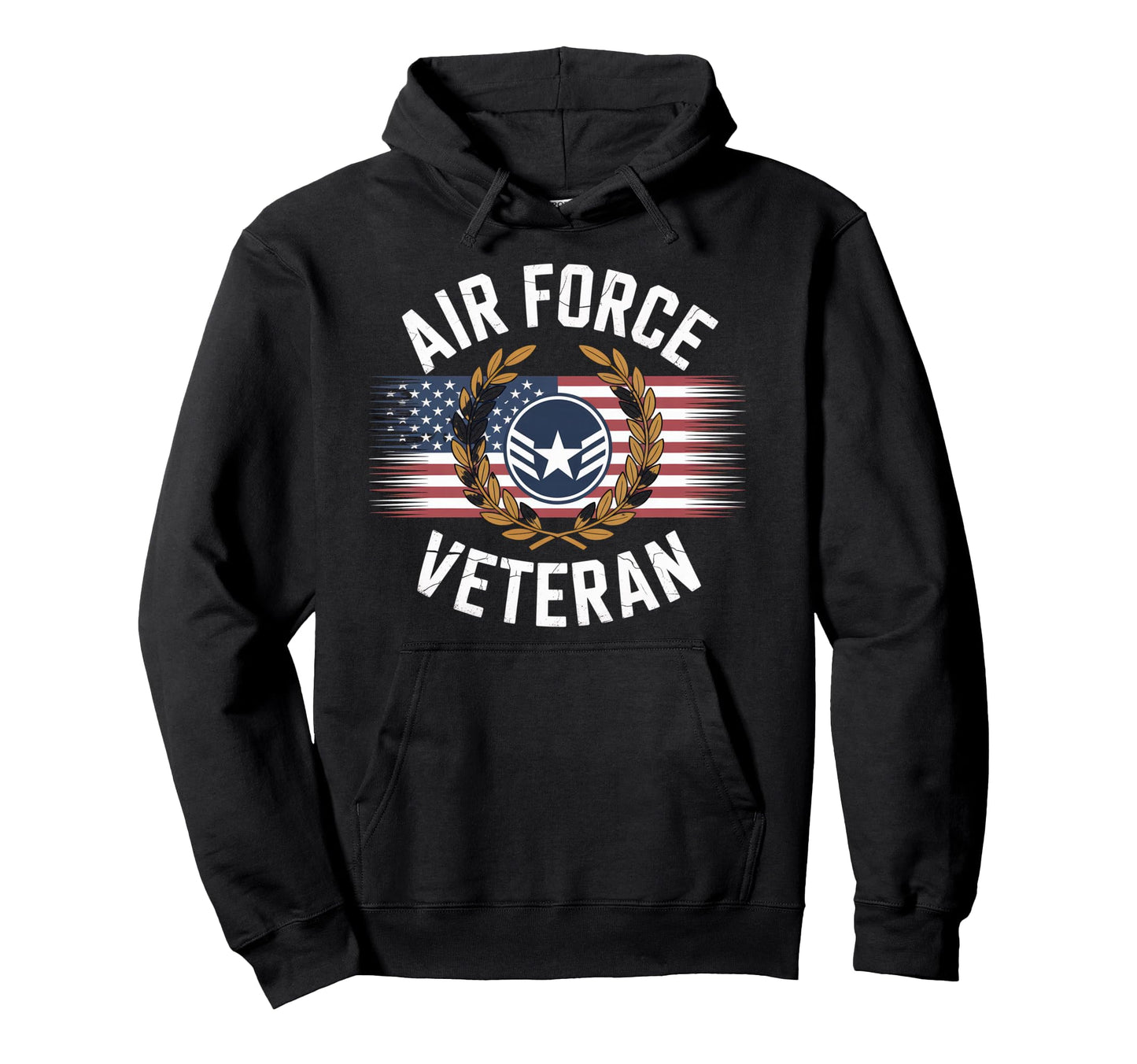 Air Force Veteran Us American Hoodie - Casual Everyday Wear for Adults - T-Shirt, Sweatshirt, Hoodie
