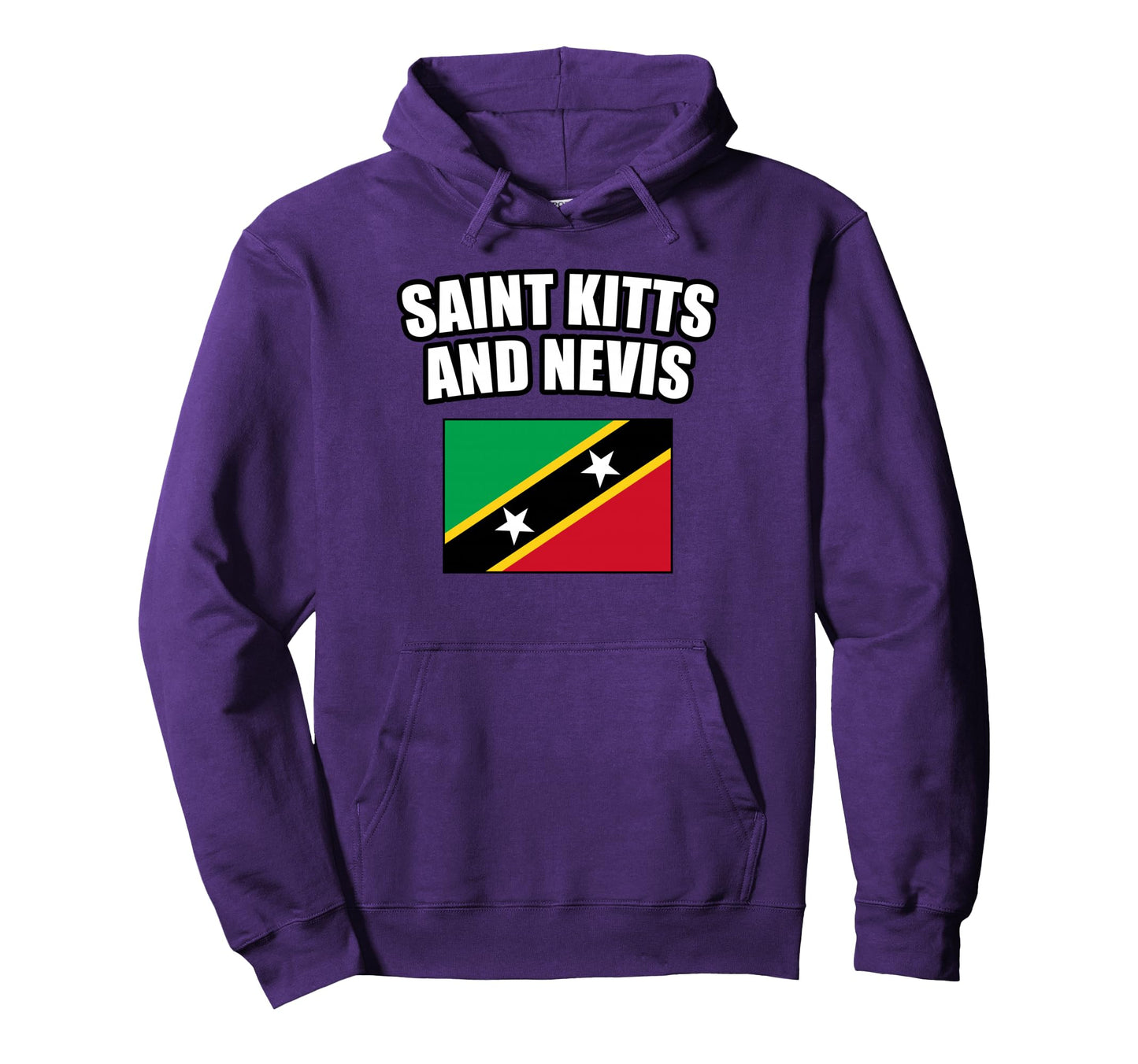 Saint Kitts And Nevis Hoodie - Novelty Apparel Unisex - T-Shirt, Sweatshirt, Hoodie
