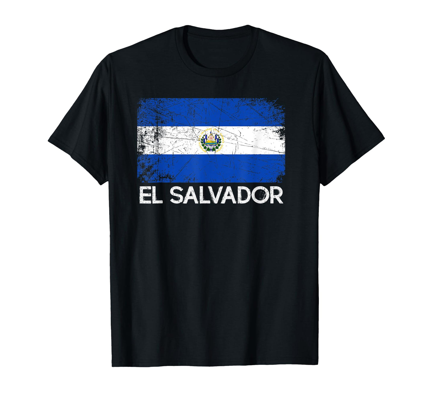 Salvadoran Flag Made El Salvador Gift T-Shirt - Novelty Apparel for Adults - T-Shirt, Sweatshirt, Hoodie
