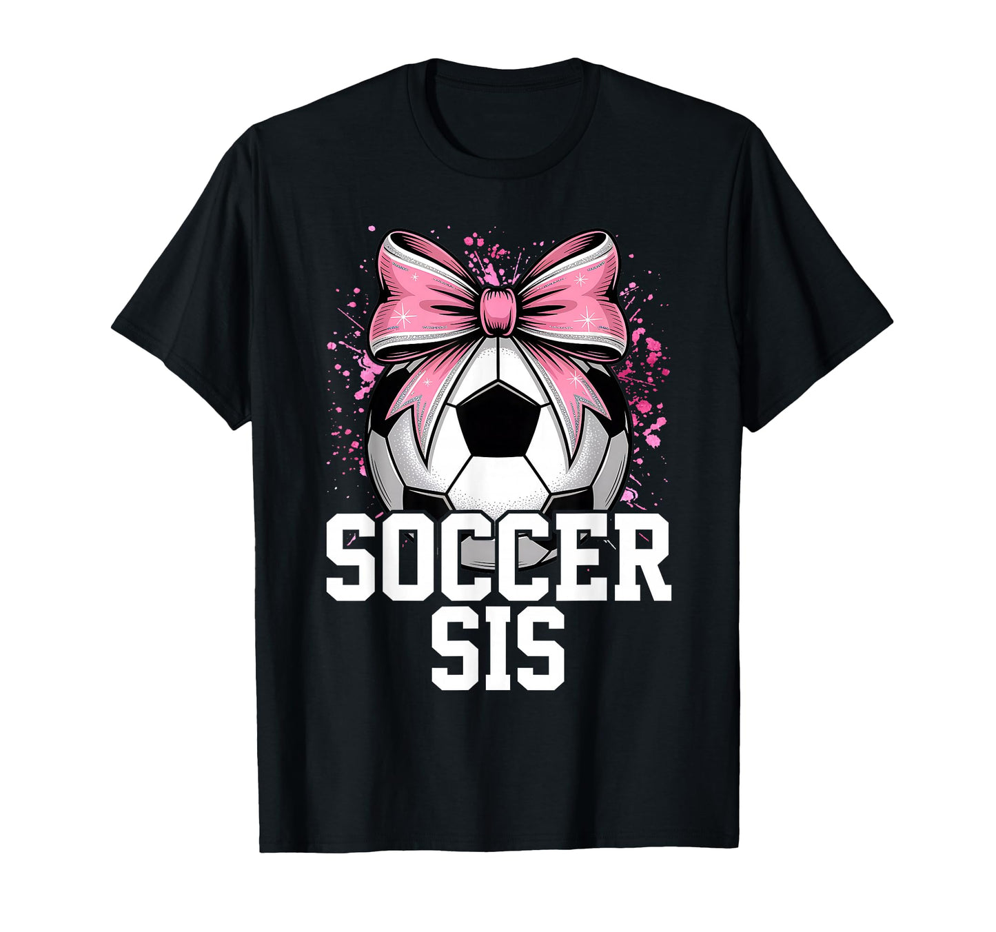 Soccer Sister Heart Big Sister Little T-Shirt - Novelty Apparel Unisex - T-Shirt, Sweatshirt, Hoodie