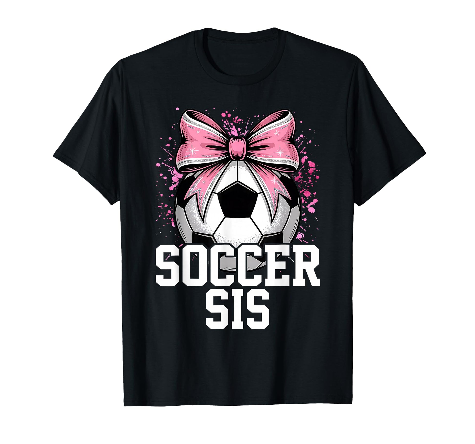 Soccer Sister Heart Big Sister Little T-Shirt - Novelty Apparel Unisex - T-Shirt, Sweatshirt, Hoodie