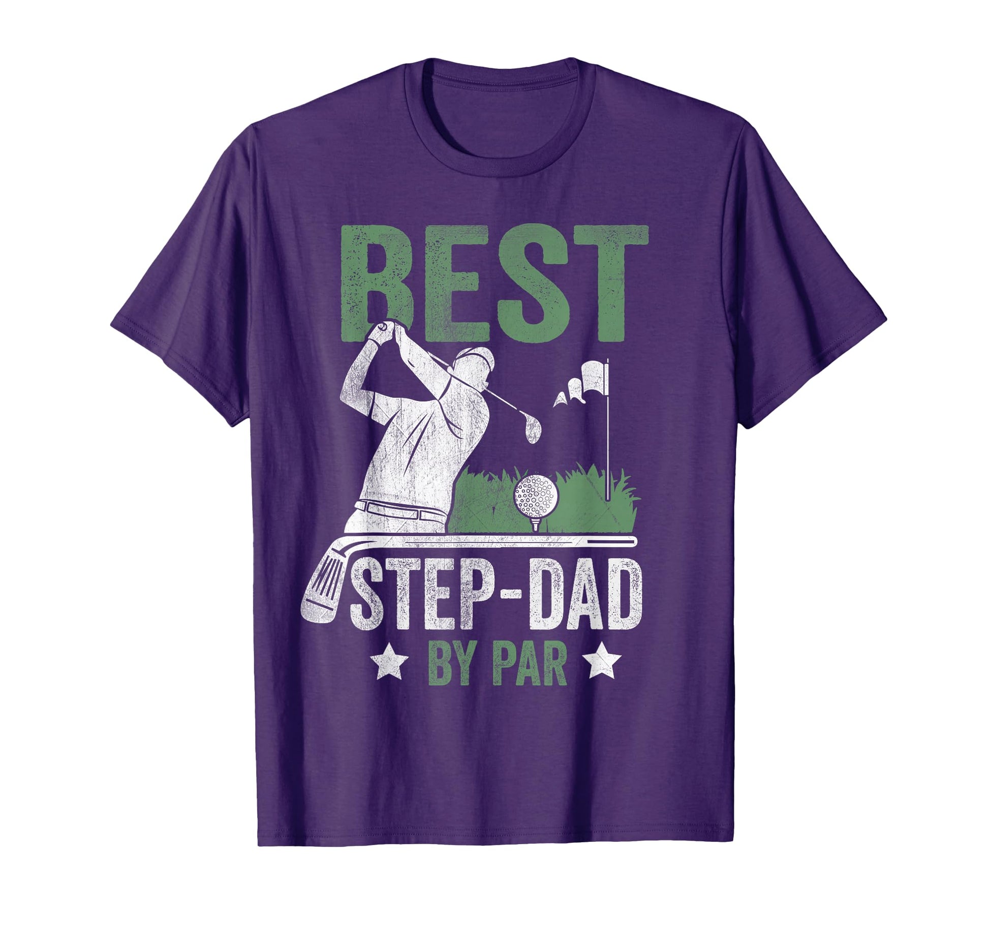 Best Step Dad Par Fathers Day Golf Gift T-Shirt - Novelty Apparel Men Women - T-Shirt, Sweatshirt, Hoodie