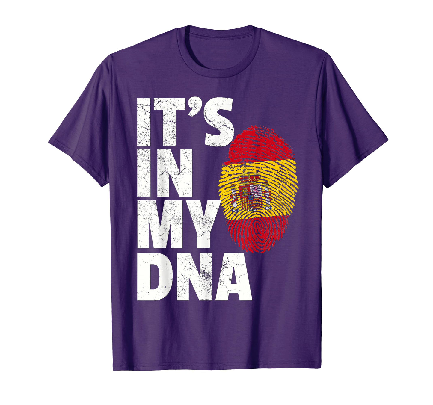 Its My Dna Spanish Spain Flag National T-Shirt - Novelty Apparel Men Women - T-Shirt, Sweatshirt, Hoodie