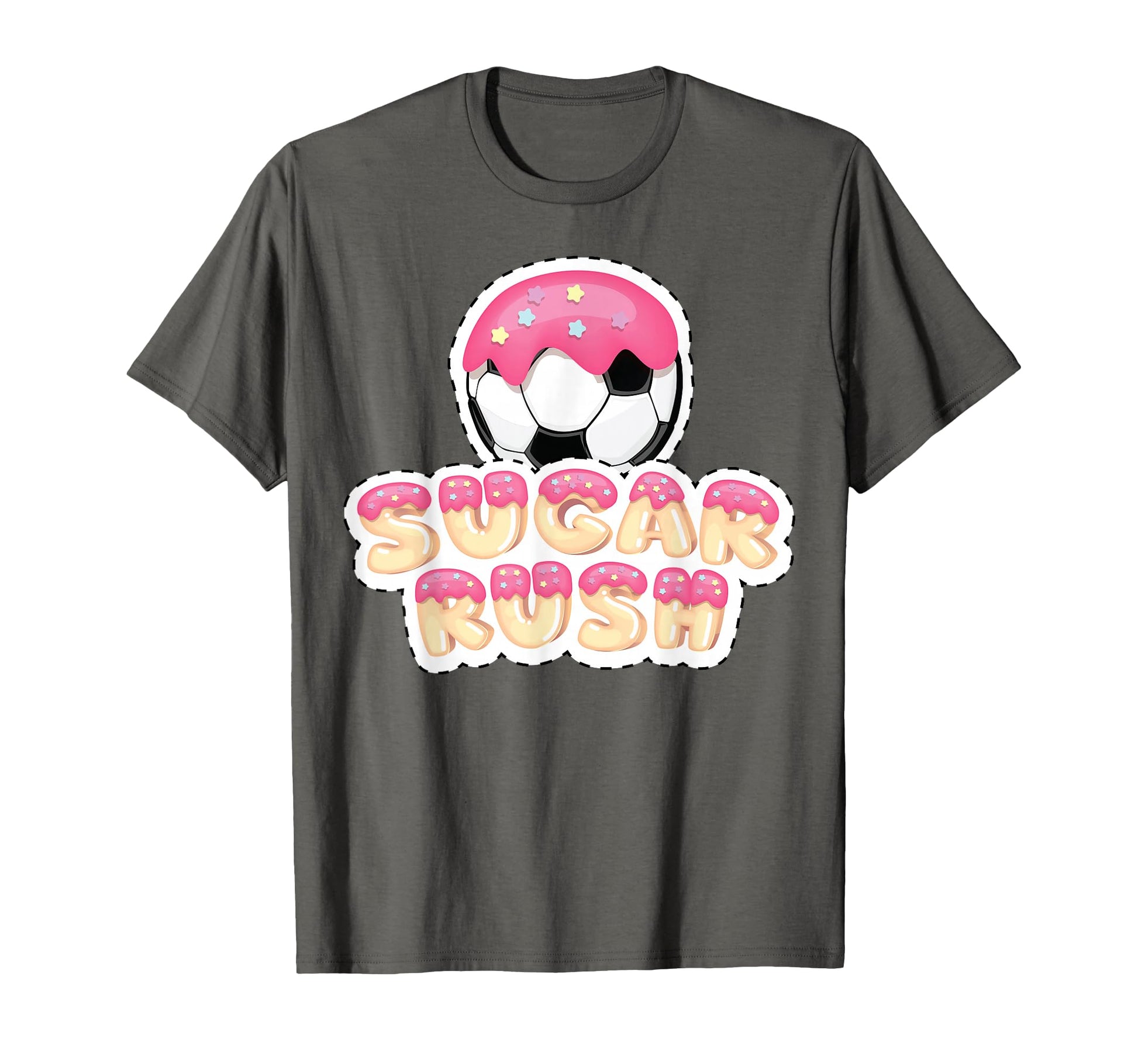 Sugar Rush Soccer T-Shirt - Novelty Apparel for Adults - T-Shirt, Sweatshirt, Hoodie