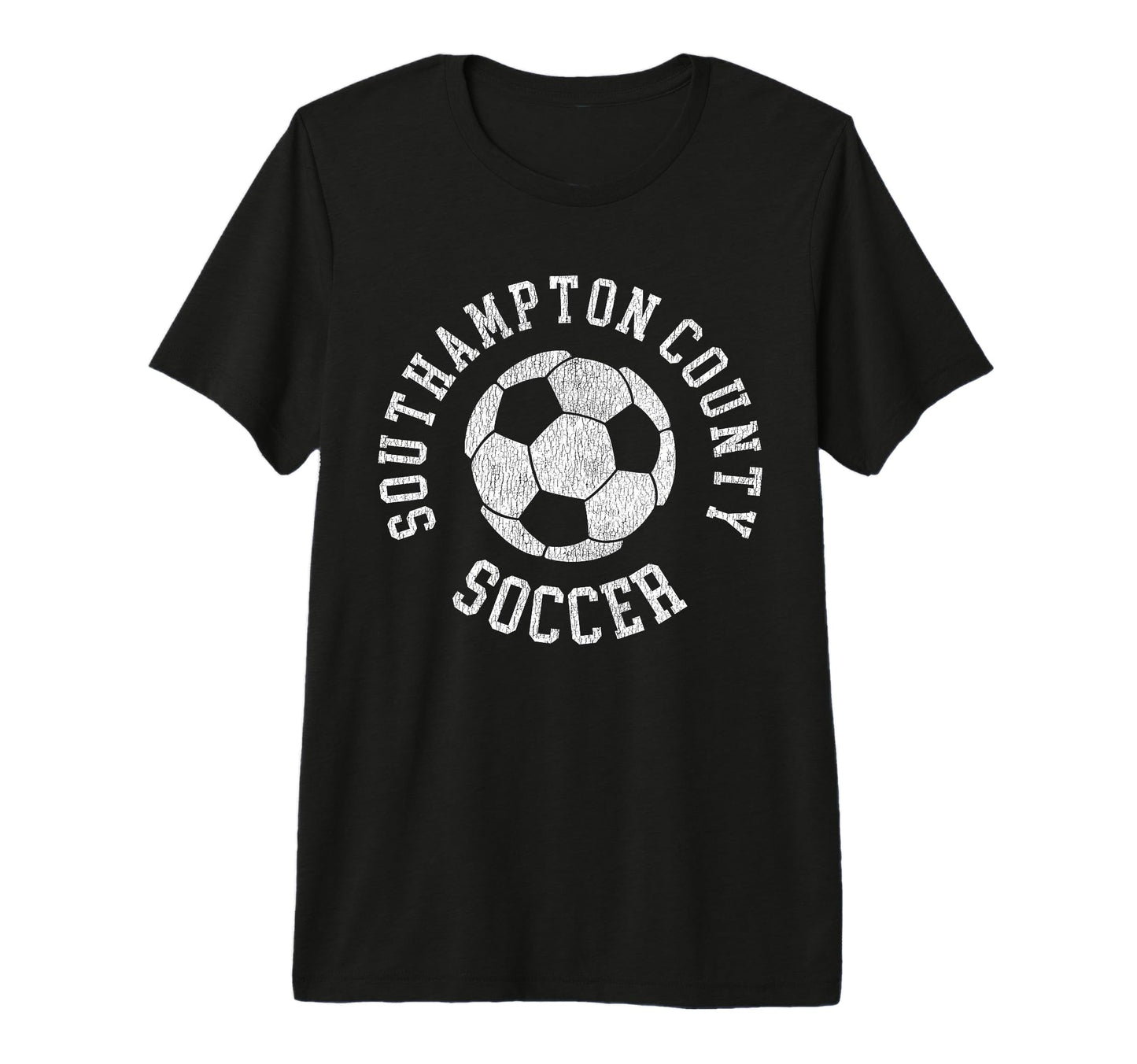 Southampton County Soccer Distressed T-Shirt - Trendy Graphic for Adults - T-Shirt, Sweatshirt, Hoodie