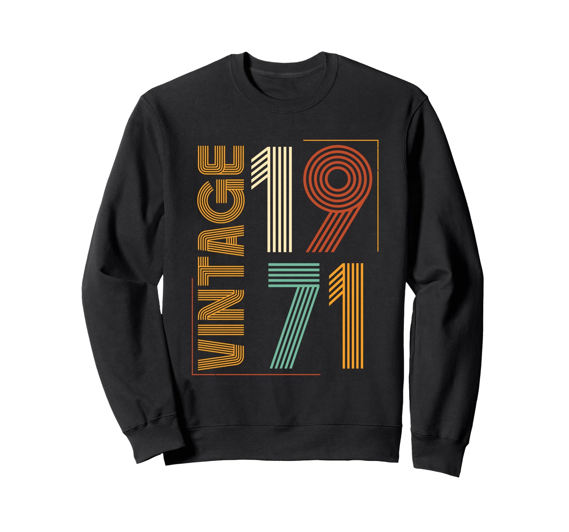 1971 Bday 1971 Birthday Sweatshirt - Novelty Apparel Unisex - T-Shirt, Sweatshirt, Hoodie