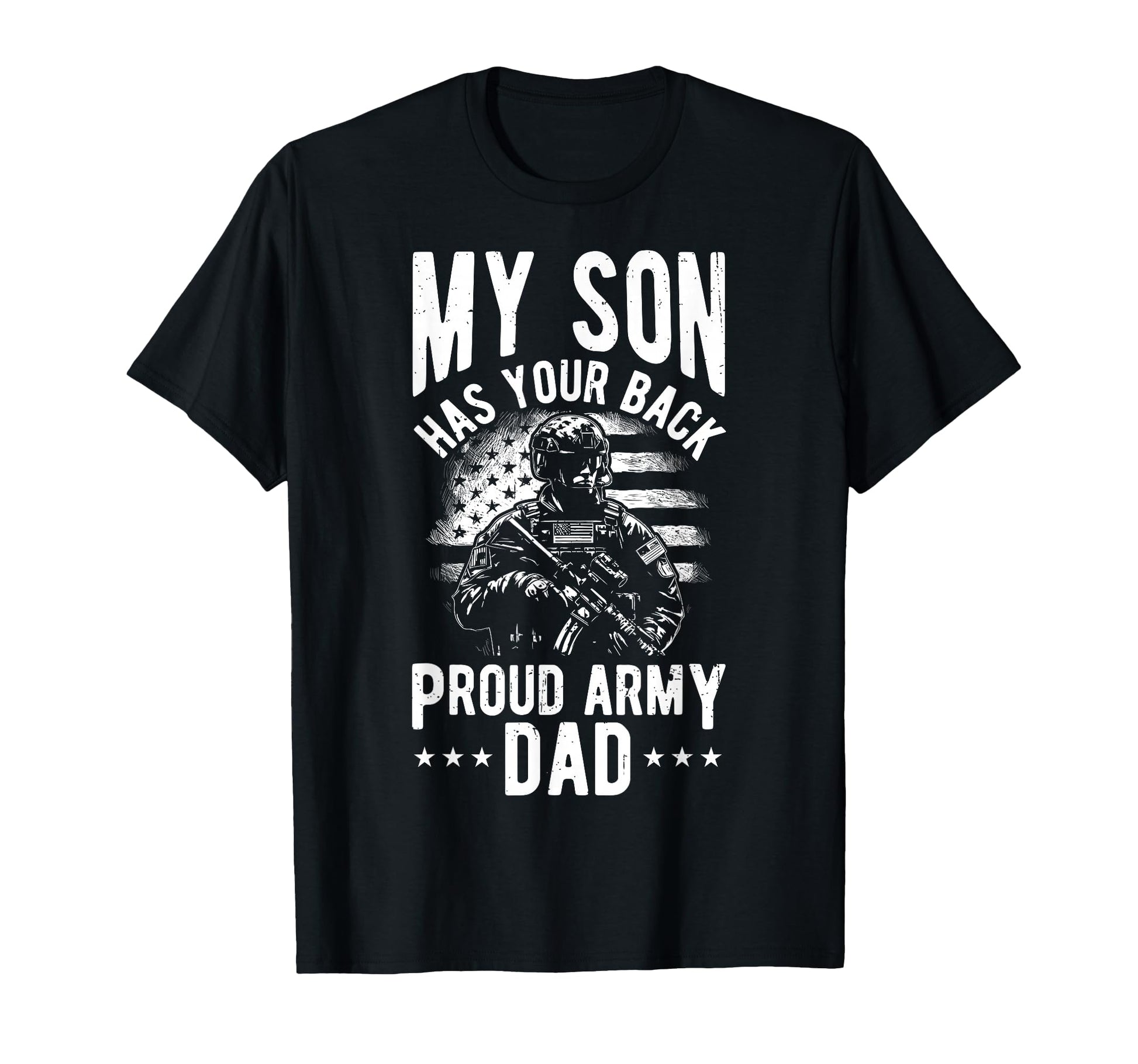 My Son Has Your Back Proud Military Dad T-Shirt - Minimalist Print Unisex - T-Shirt, Sweatshirt, Hoodie
