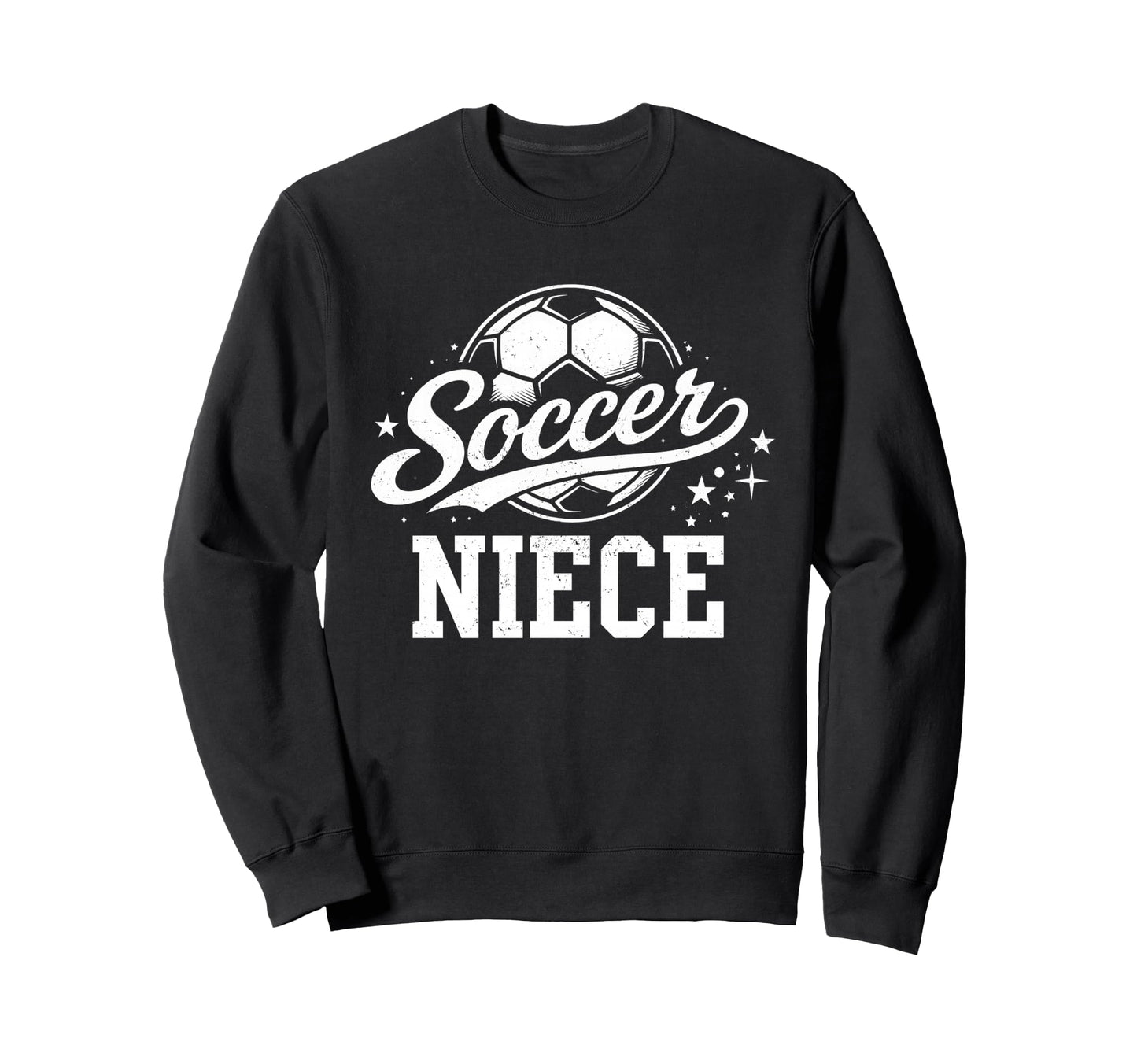 Soccer Niece Family Matching Sweatshirt - Aesthetic Graphic Men Women - T-Shirt, Sweatshirt, Hoodie