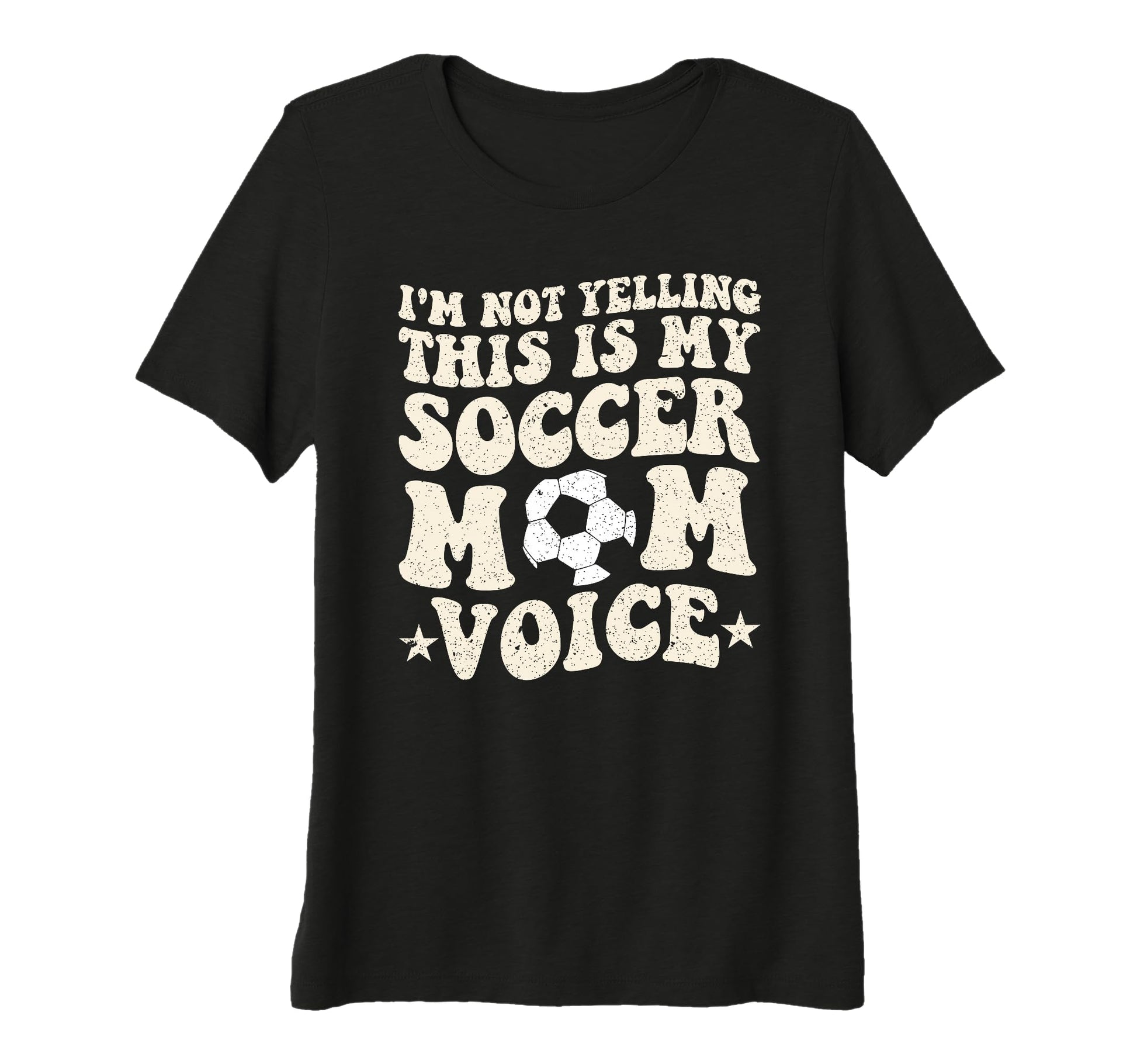 Womens This Is My Soccer Mom Voice Mothers T-Shirt - Unique Graphic Unisex - T-Shirt, Sweatshirt, Hoodie