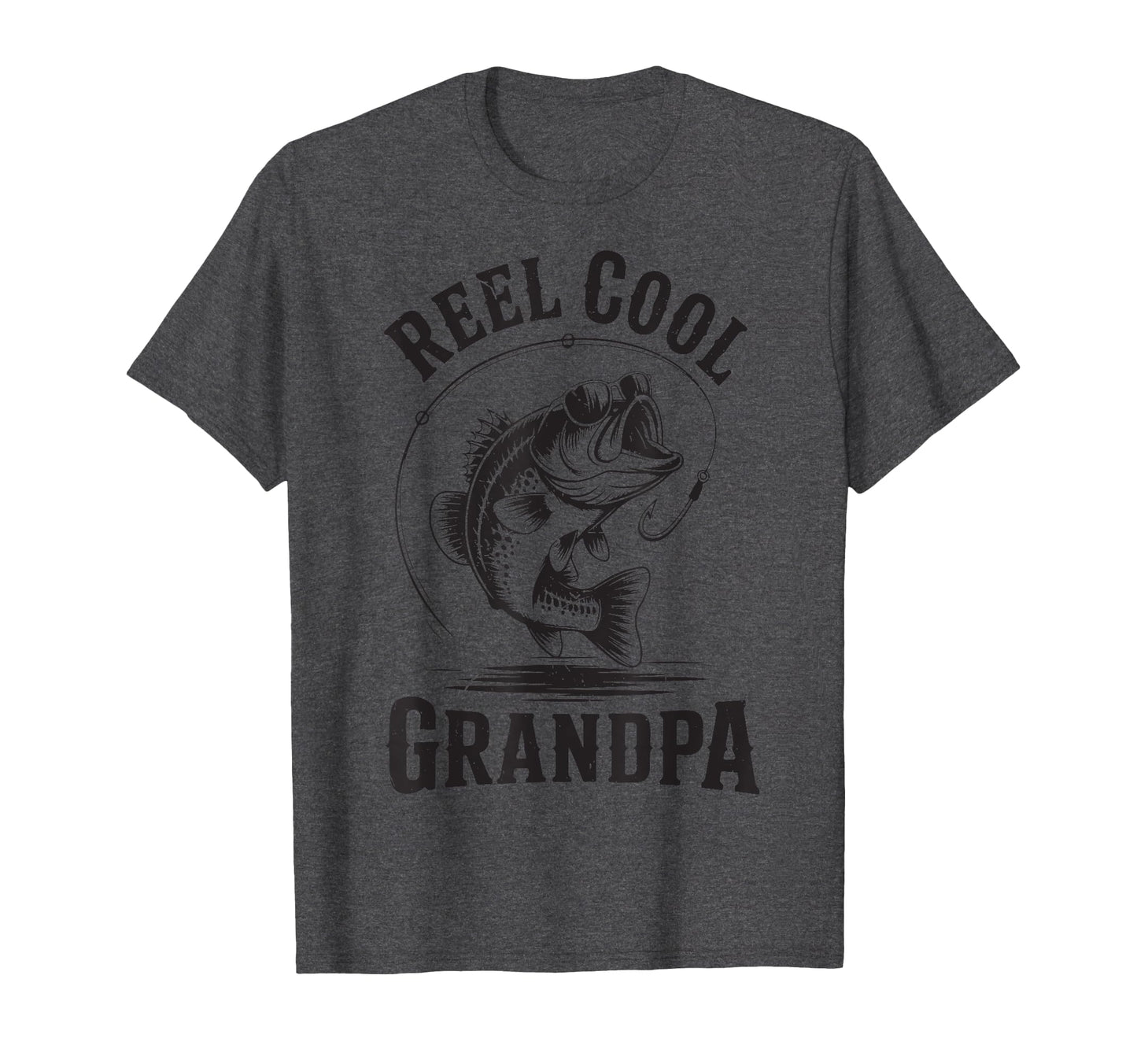 Reel Great Grandpa Step Dad Fishing T-Shirt - Trendy Graphic Men Women - T-Shirt, Sweatshirt, Hoodie