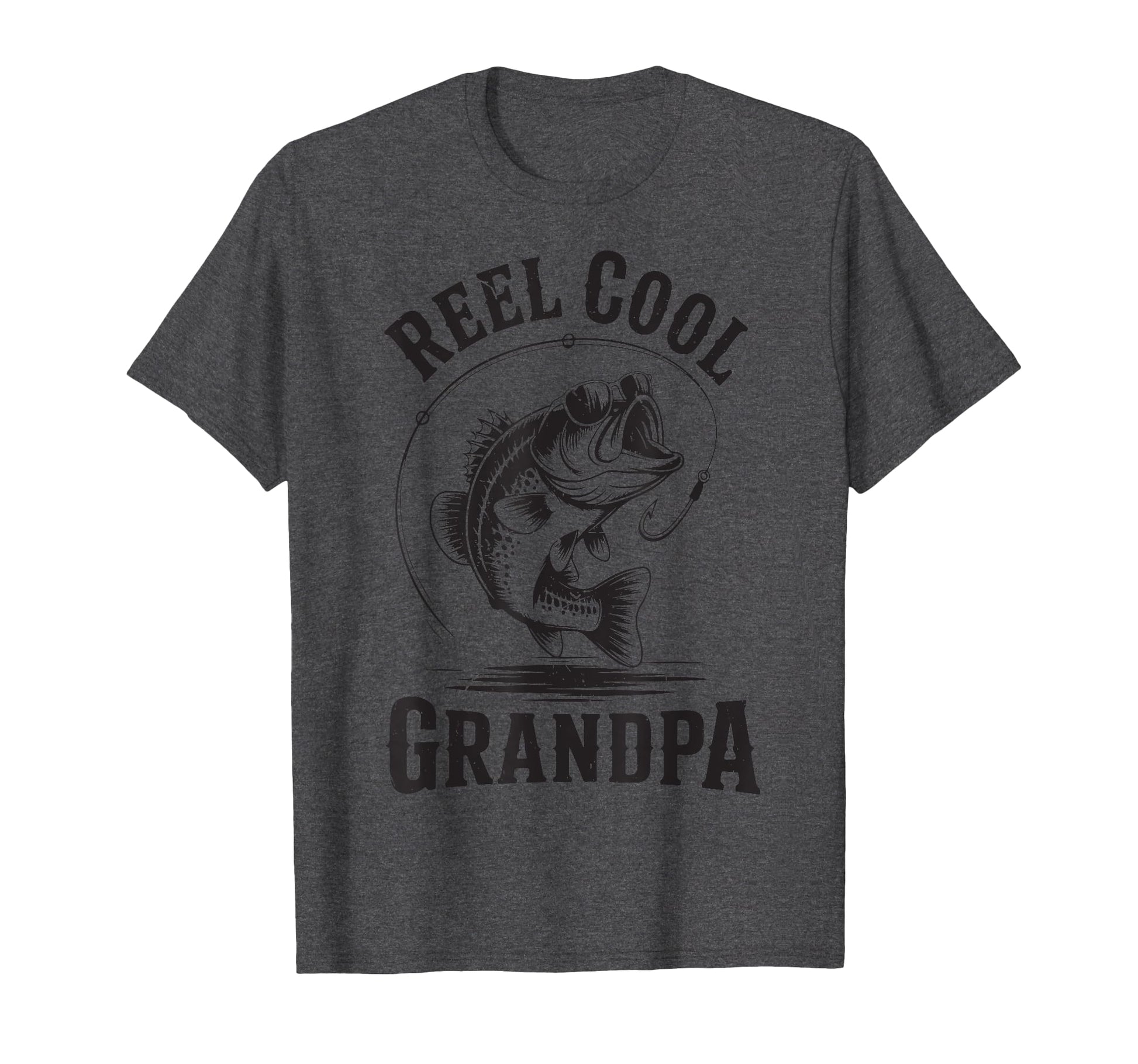 Reel Great Grandpa Step Dad Fishing T-Shirt - Trendy Graphic Men Women - T-Shirt, Sweatshirt, Hoodie