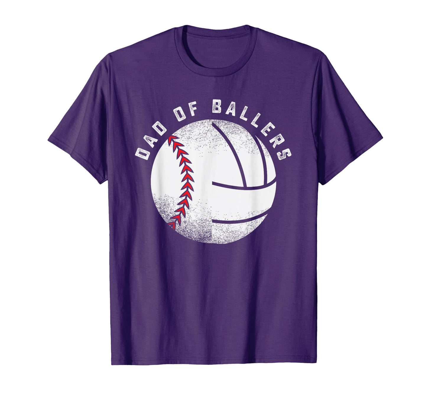 Dad Ballers Father Son Volleyball T-Shirt - Casual Everyday Wear Men Women - T-Shirt, Sweatshirt, Hoodie