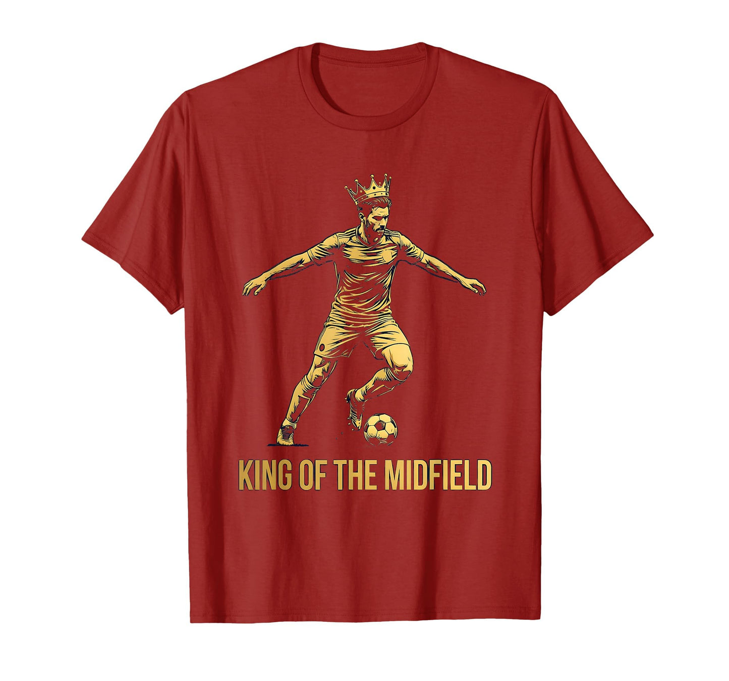 King Midfield Soccer T-Shirt - Trendy Graphic for Adults - T-Shirt, Sweatshirt, Hoodie