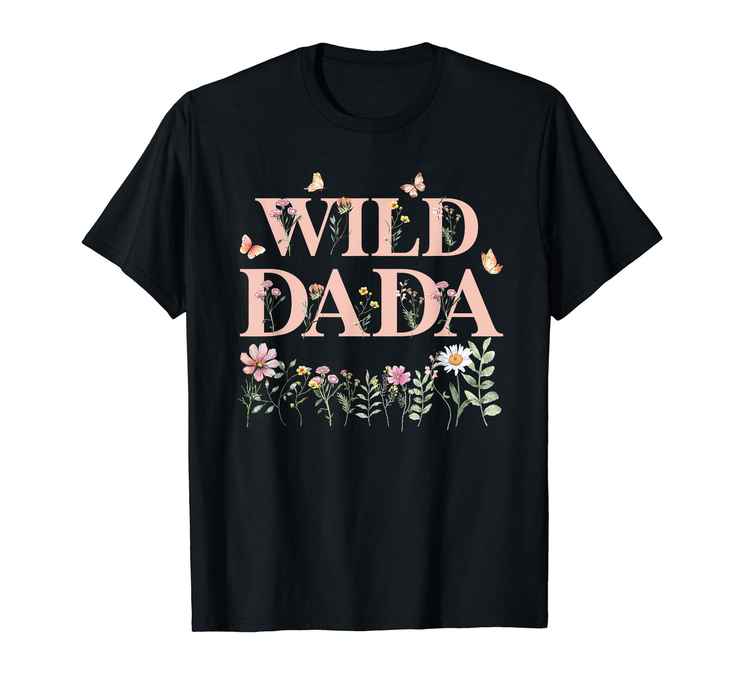 Wild Dada Wildflower Watercolor T-Shirt - Custom Art Print for Adults - T-Shirt, Sweatshirt, Hoodie