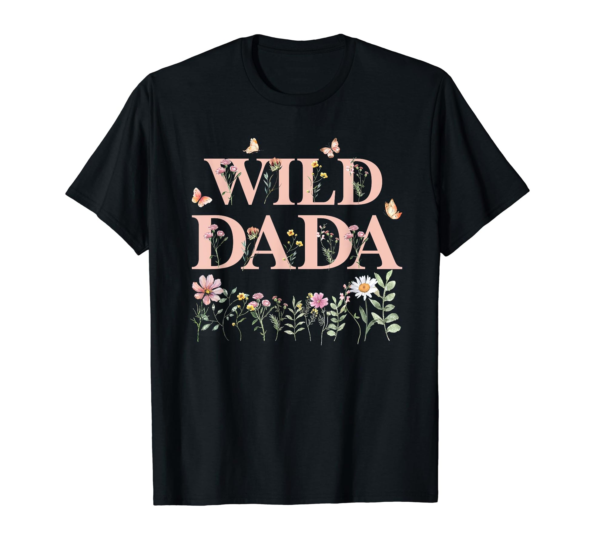 Wild Dada Wildflower Watercolor T-Shirt - Custom Art Print for Adults - T-Shirt, Sweatshirt, Hoodie