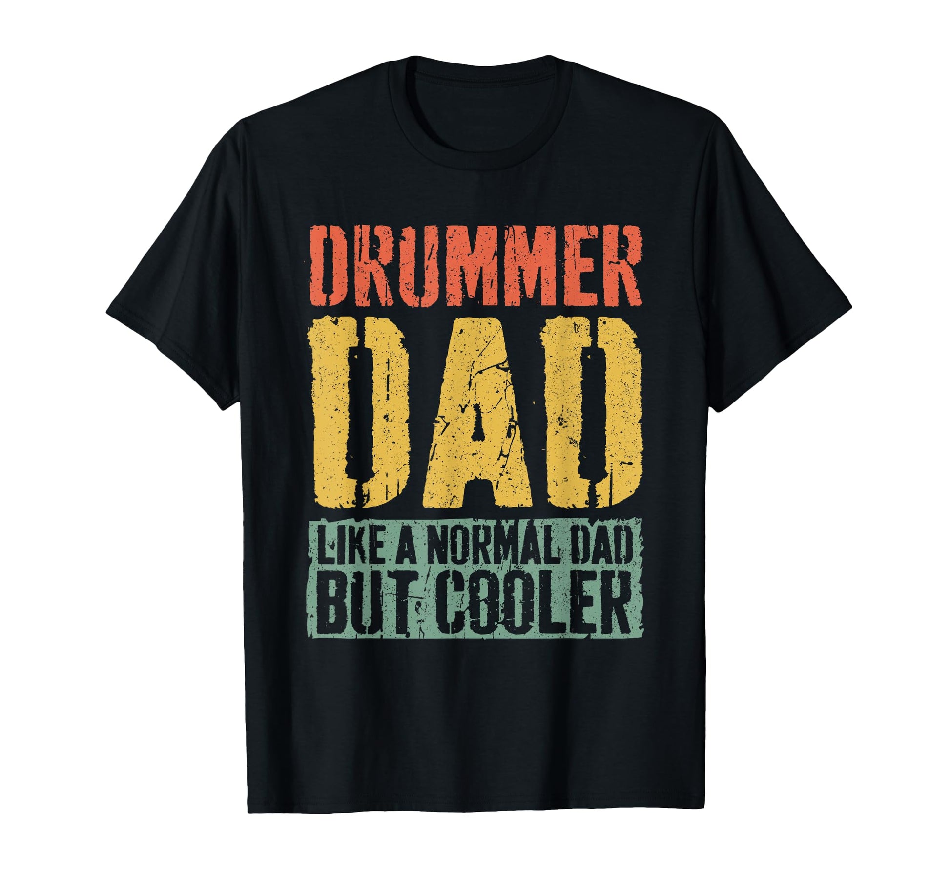 Drummer Dad Fathers Day Drummer Dad T-Shirt - Minimalist Print Unisex - T-Shirt, Sweatshirt, Hoodie