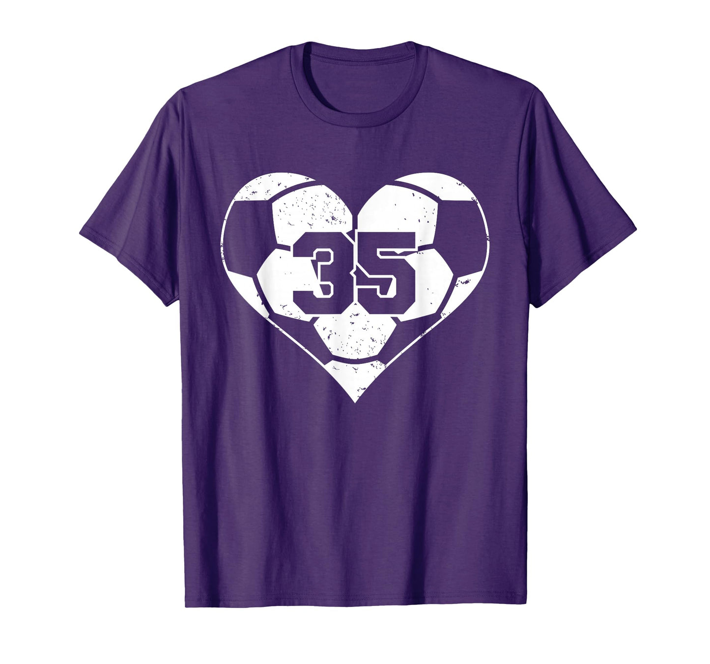 Soccer Number 35 Jersey Funny T-Shirt - Casual Everyday Wear for Adults - T-Shirt, Sweatshirt, Hoodie