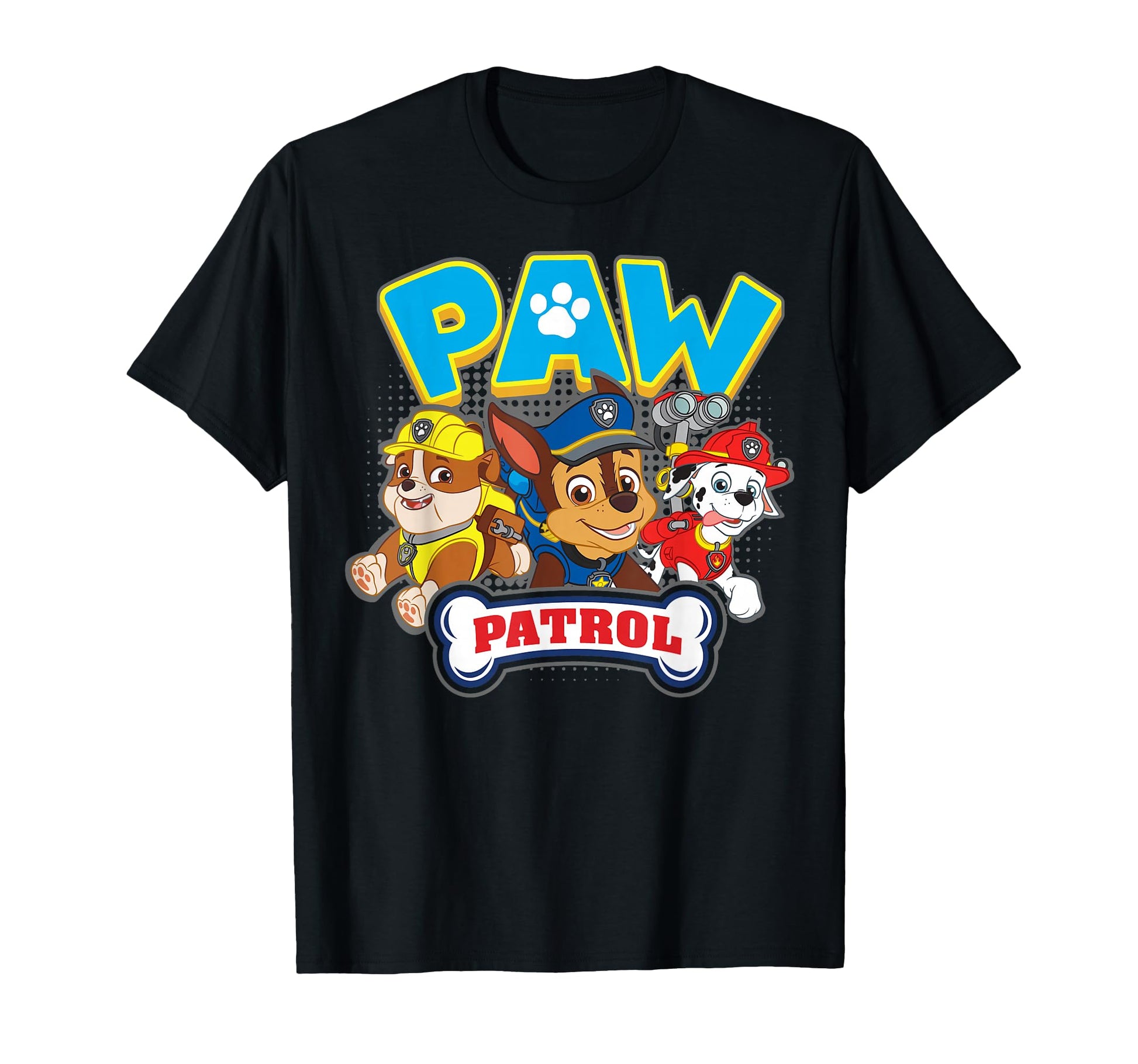 Paw Patrol Group Chase Marshall T-Shirt - Casual Everyday Wear Unisex - T-Shirt, Sweatshirt, Hoodie