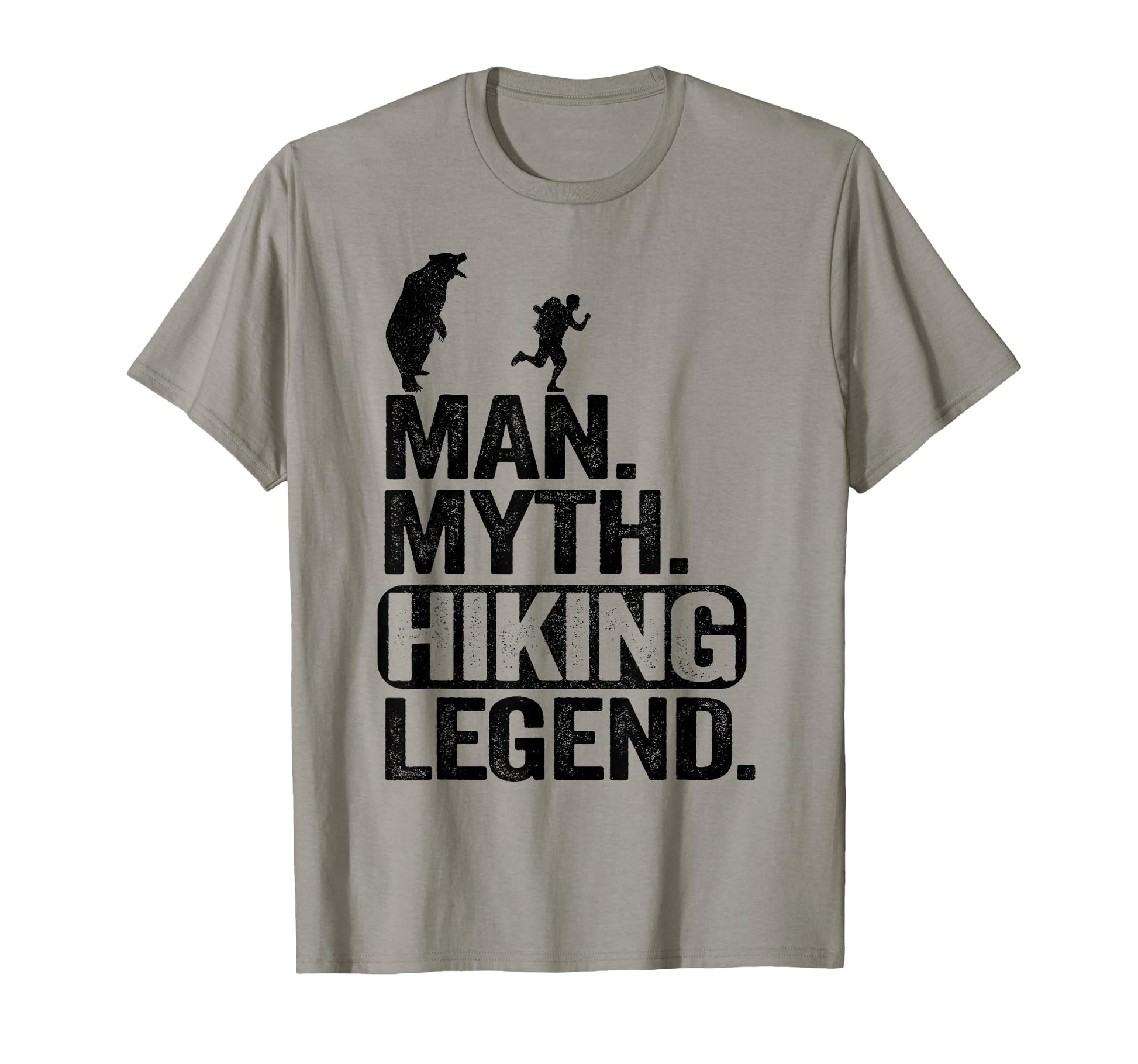 Myth Hiking Legend Hiker Grandpa T-Shirt - Casual Everyday Wear Men Women - T-Shirt, Sweatshirt, Hoodie