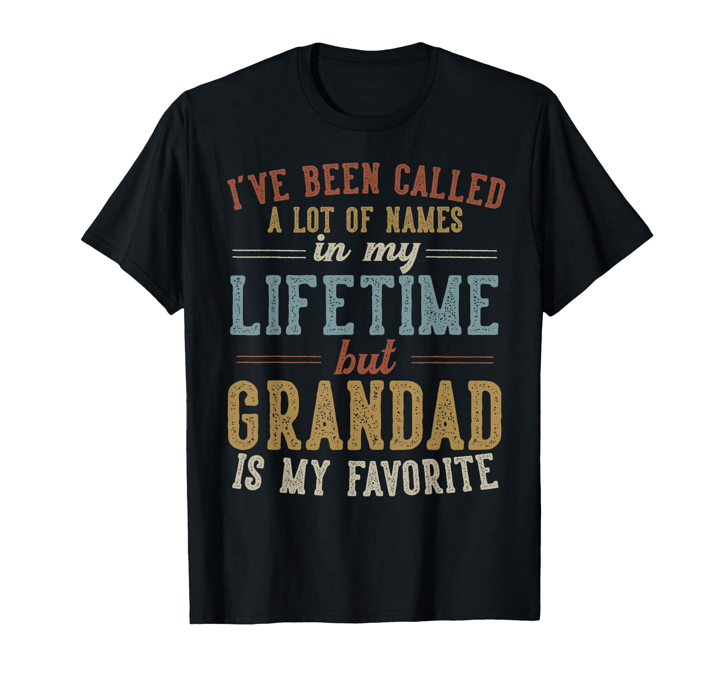 Grandad Is My Favorite Name T-Shirt - Casual Everyday Wear for Adults - T-Shirt, Sweatshirt, Hoodie