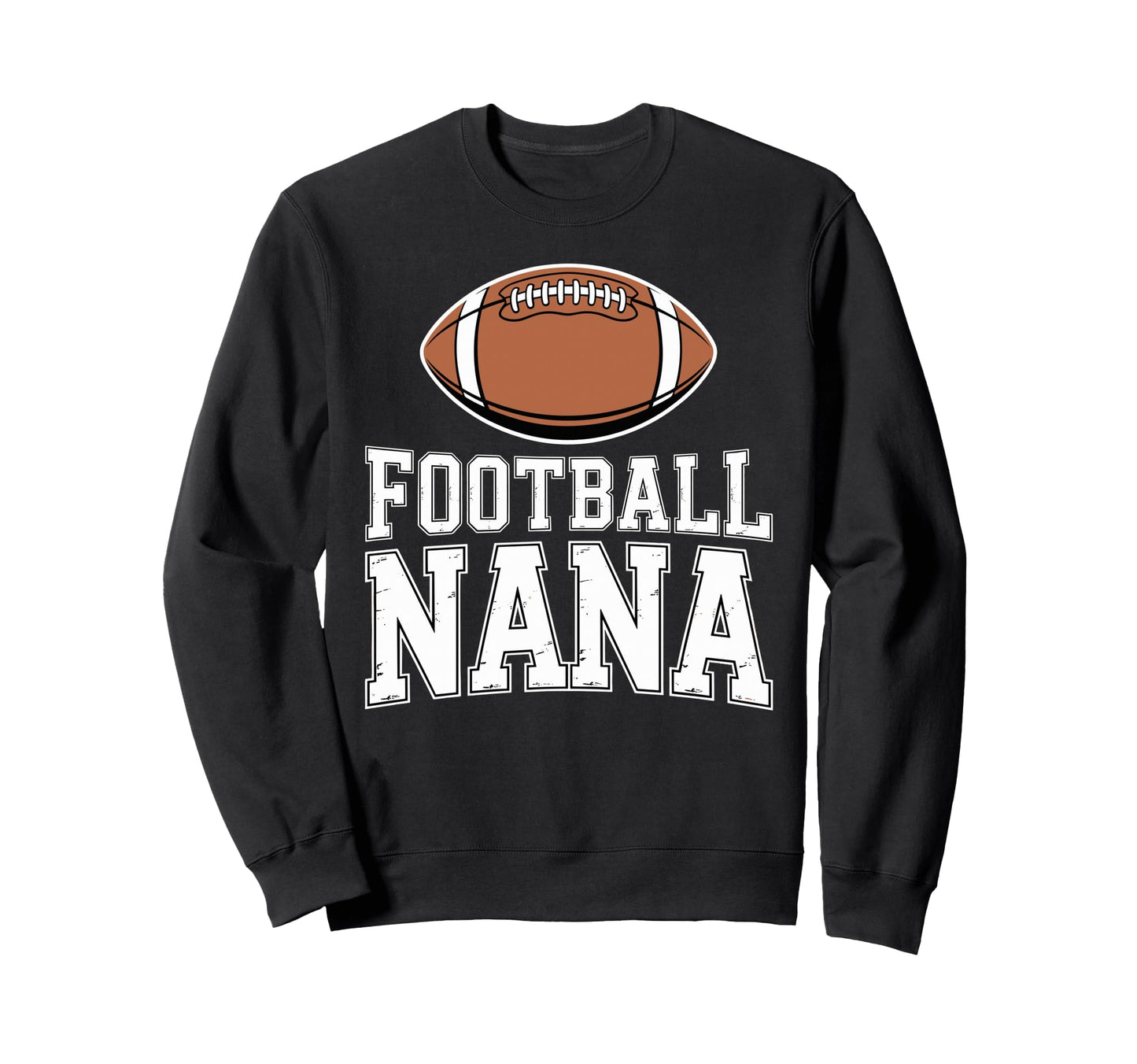 Football Nana Grandma Supporter Sweatshirt - Minimalist Print for Adults - T-Shirt, Sweatshirt, Hoodie