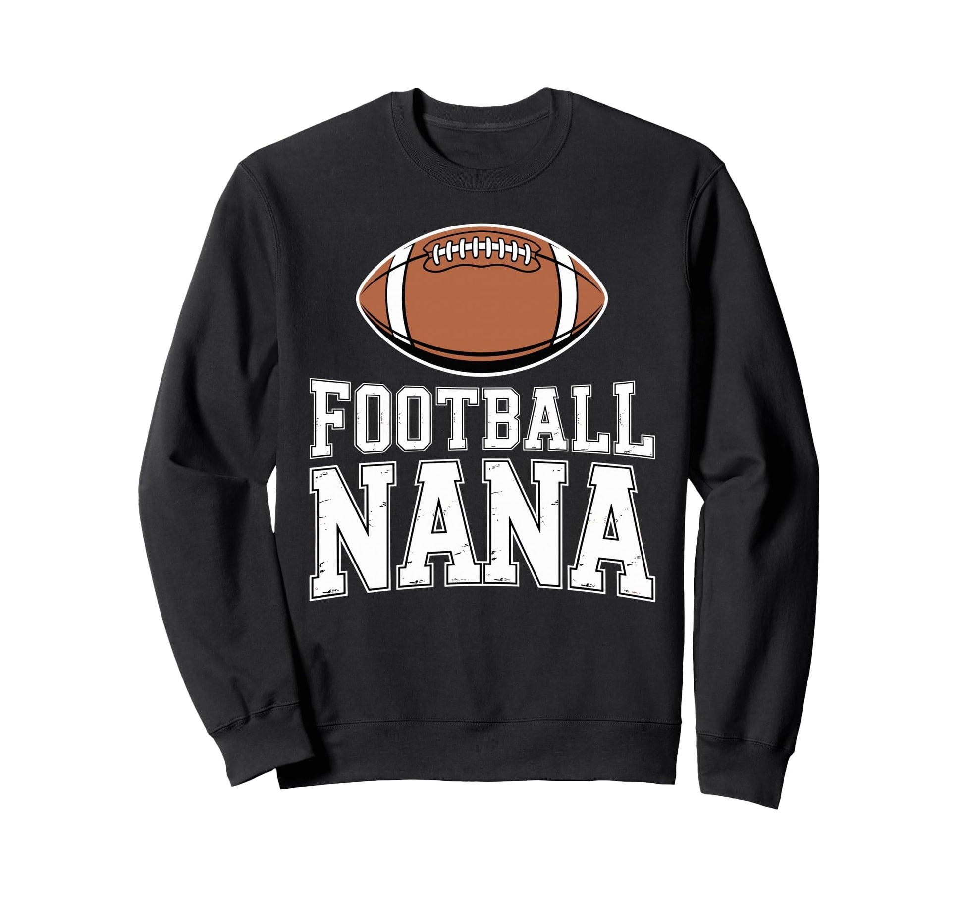 Football Nana Grandma Supporter Sweatshirt - Minimalist Print for Adults - T-Shirt, Sweatshirt, Hoodie