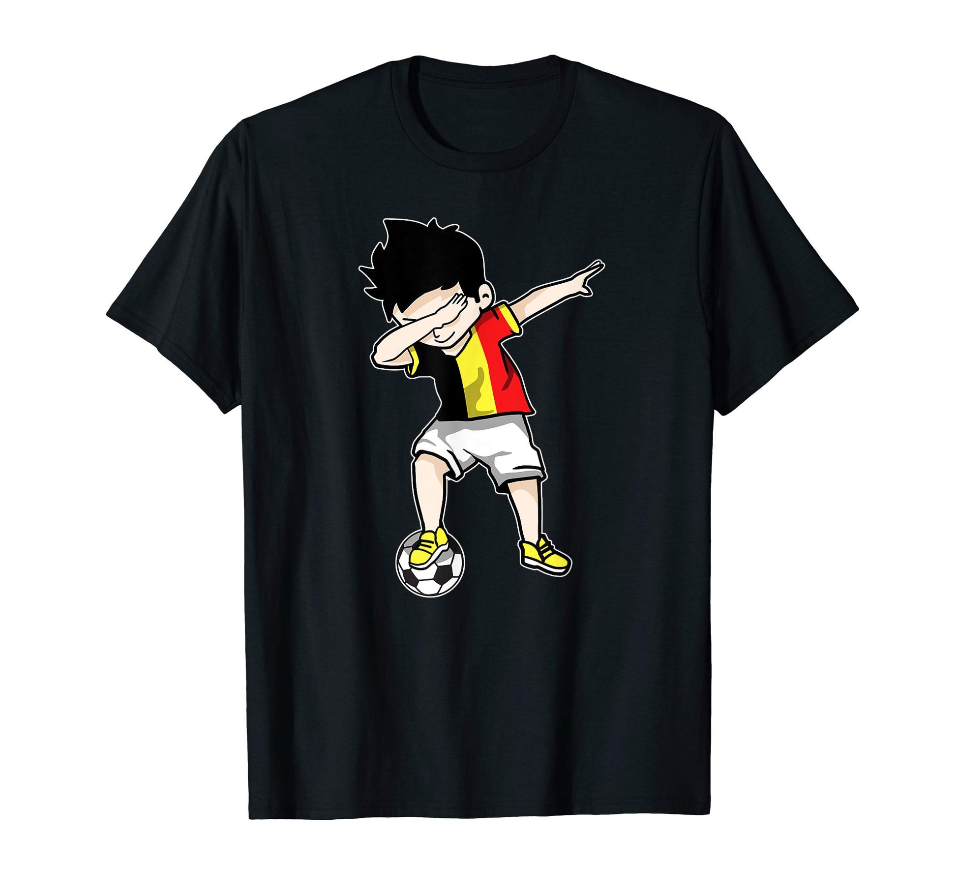 Dabbing Soccer Belgium Football T-Shirt - Novelty Apparel Men Women - T-Shirt, Sweatshirt, Hoodie