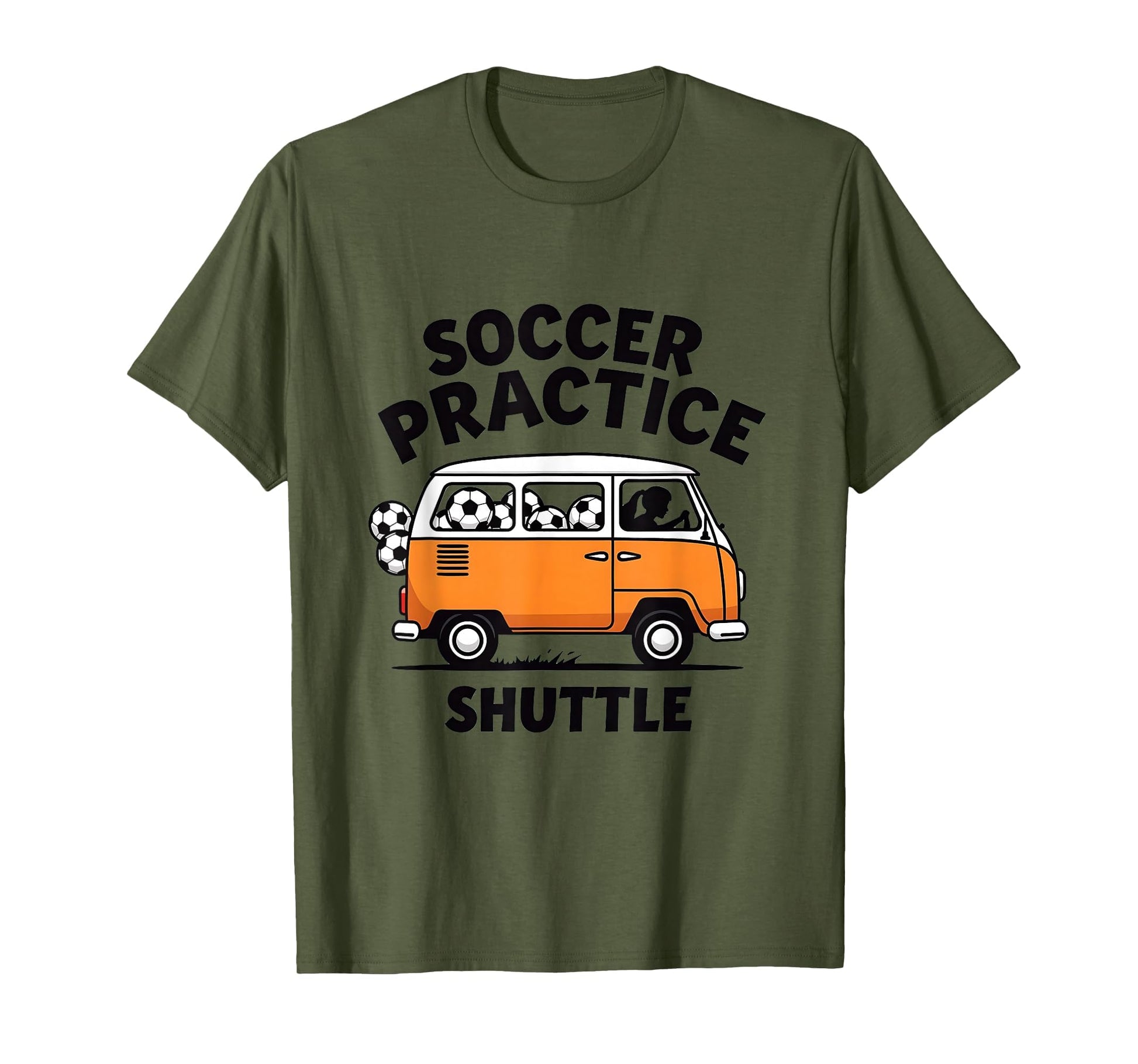 Soccer Practice Shuttle Soccer Mom T-Shirt - Graphic Print for Adults - T-Shirt, Sweatshirt, Hoodie