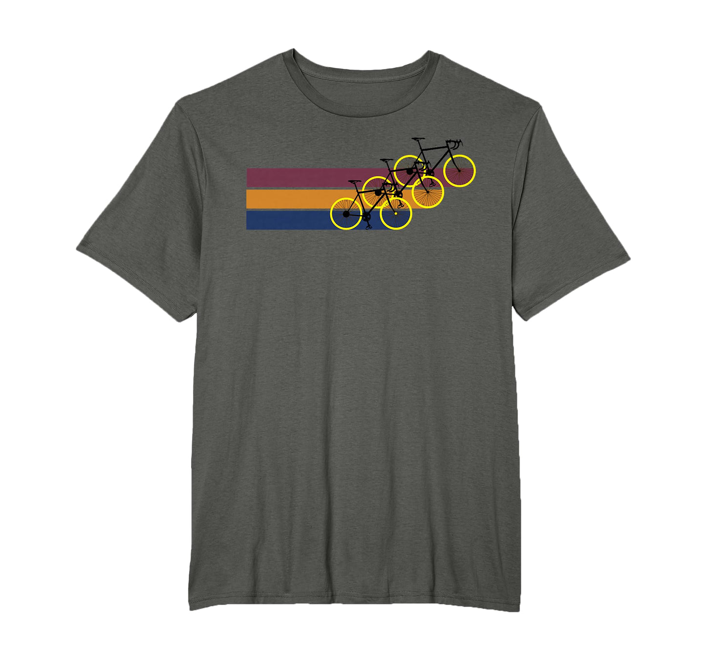 Minimalistic Cycling Funny Biking T-Shirt - Casual Everyday Wear Unisex - T-Shirt, Sweatshirt, Hoodie