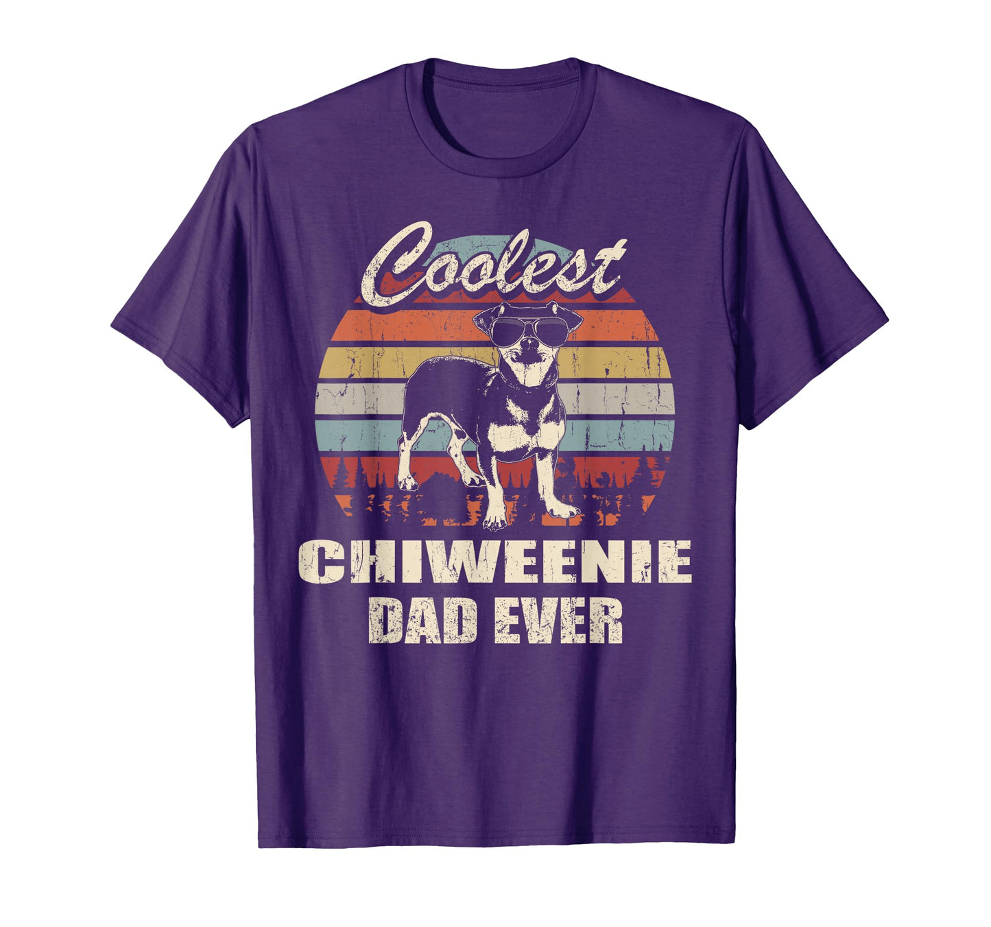 Coolest Chiweenie Dad Ever T-Shirt - Custom Art Print Men Women - T-Shirt, Sweatshirt, Hoodie