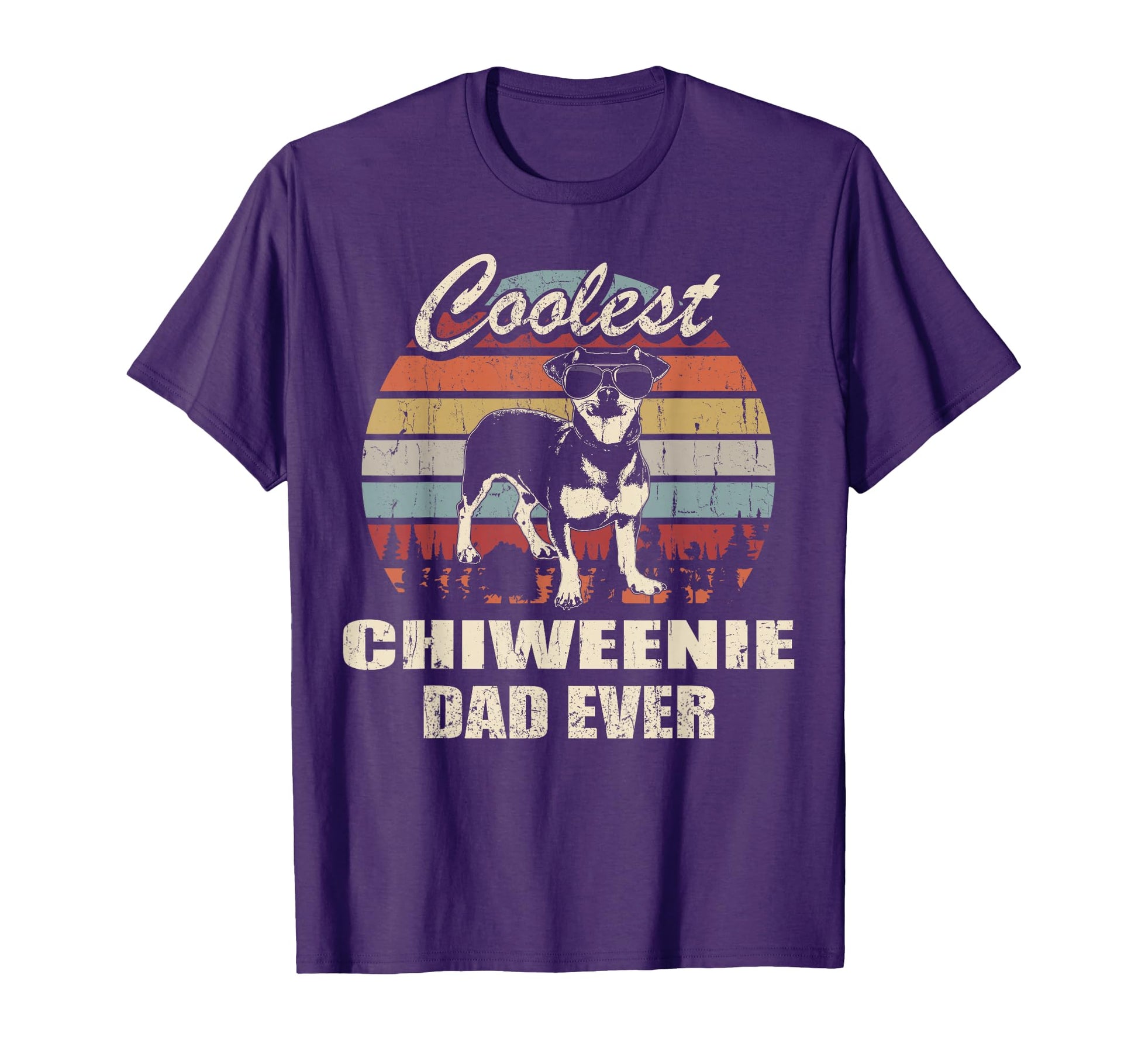 Coolest Chiweenie Dad Ever T-Shirt - Custom Art Print Men Women - T-Shirt, Sweatshirt, Hoodie
