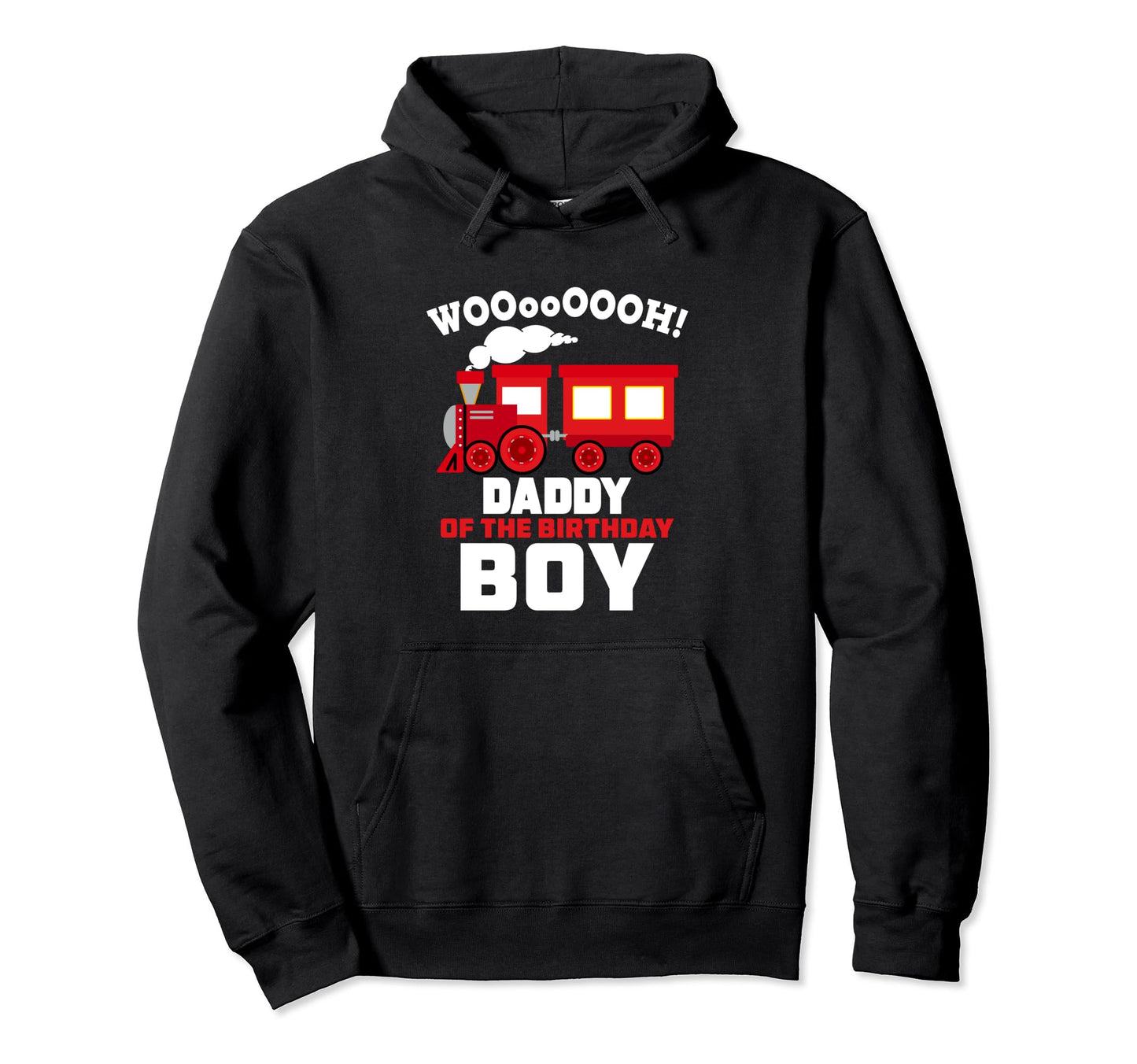 Daddy Birthday Dad Train Lover Family Hoodie - Novelty Apparel Men Women - T-Shirt, Sweatshirt, Hoodie