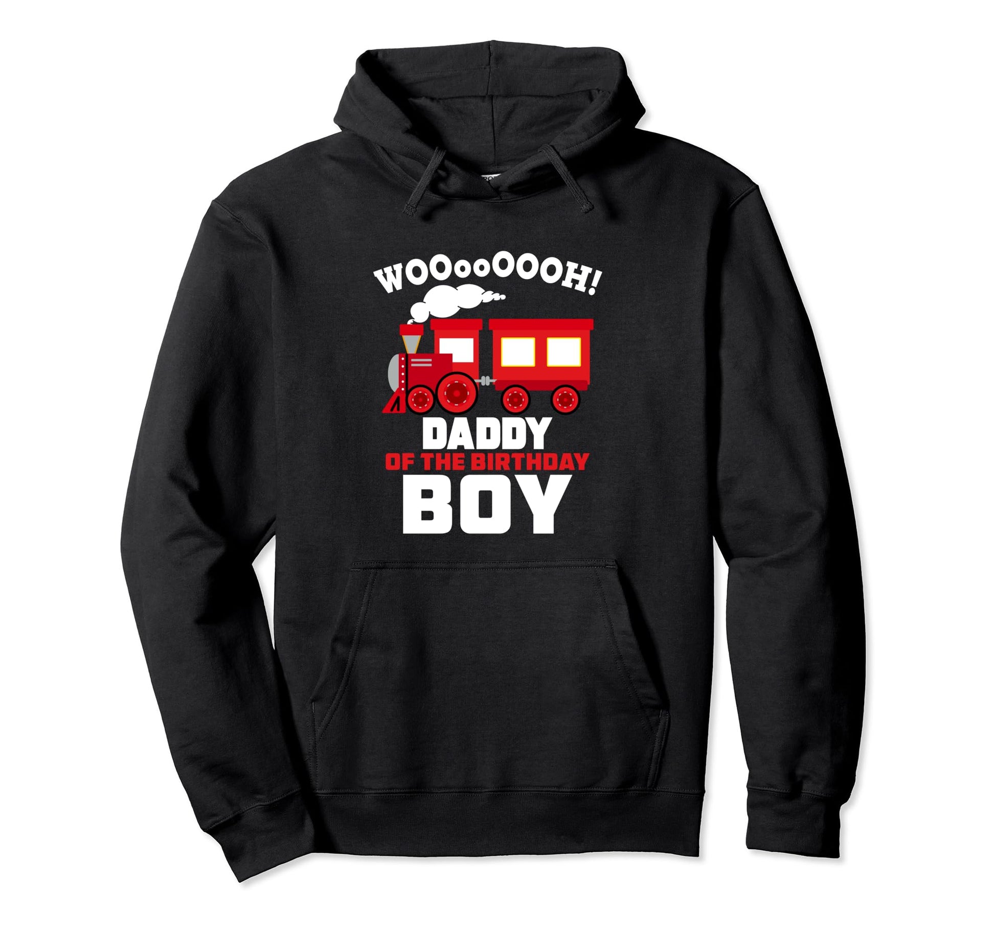 Daddy Birthday Dad Train Lover Family Hoodie - Novelty Apparel Men Women - T-Shirt, Sweatshirt, Hoodie