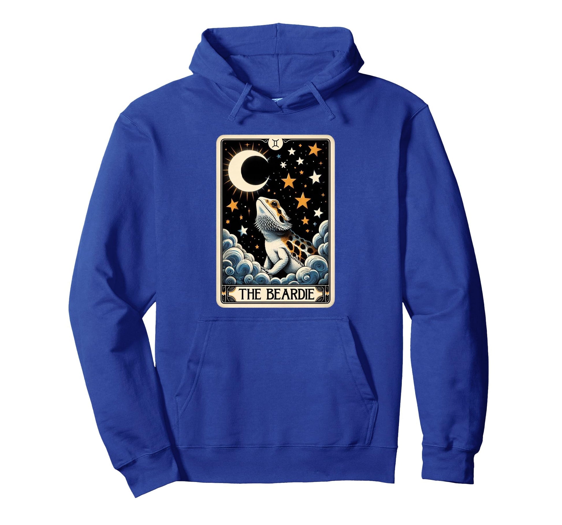 Bearded Dragon Tarot Card Beardie Mom Hoodie - Graphic Print Unisex - T-Shirt, Sweatshirt, Hoodie
