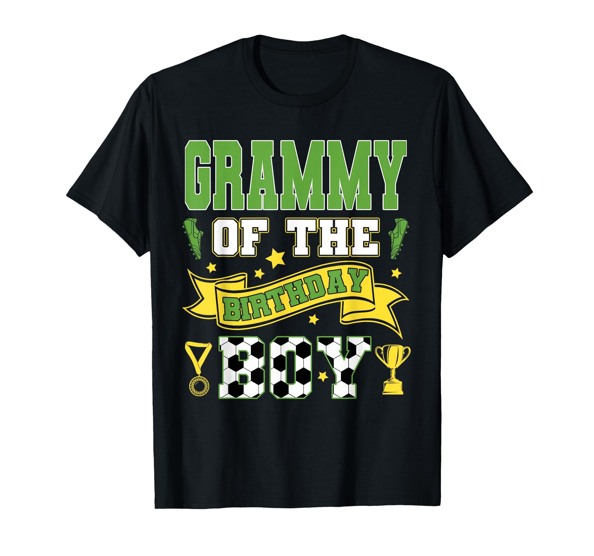 Grammy Birthday Soccer Player Birthday T-Shirt - Custom Art Print Unisex - T-Shirt, Sweatshirt, Hoodie