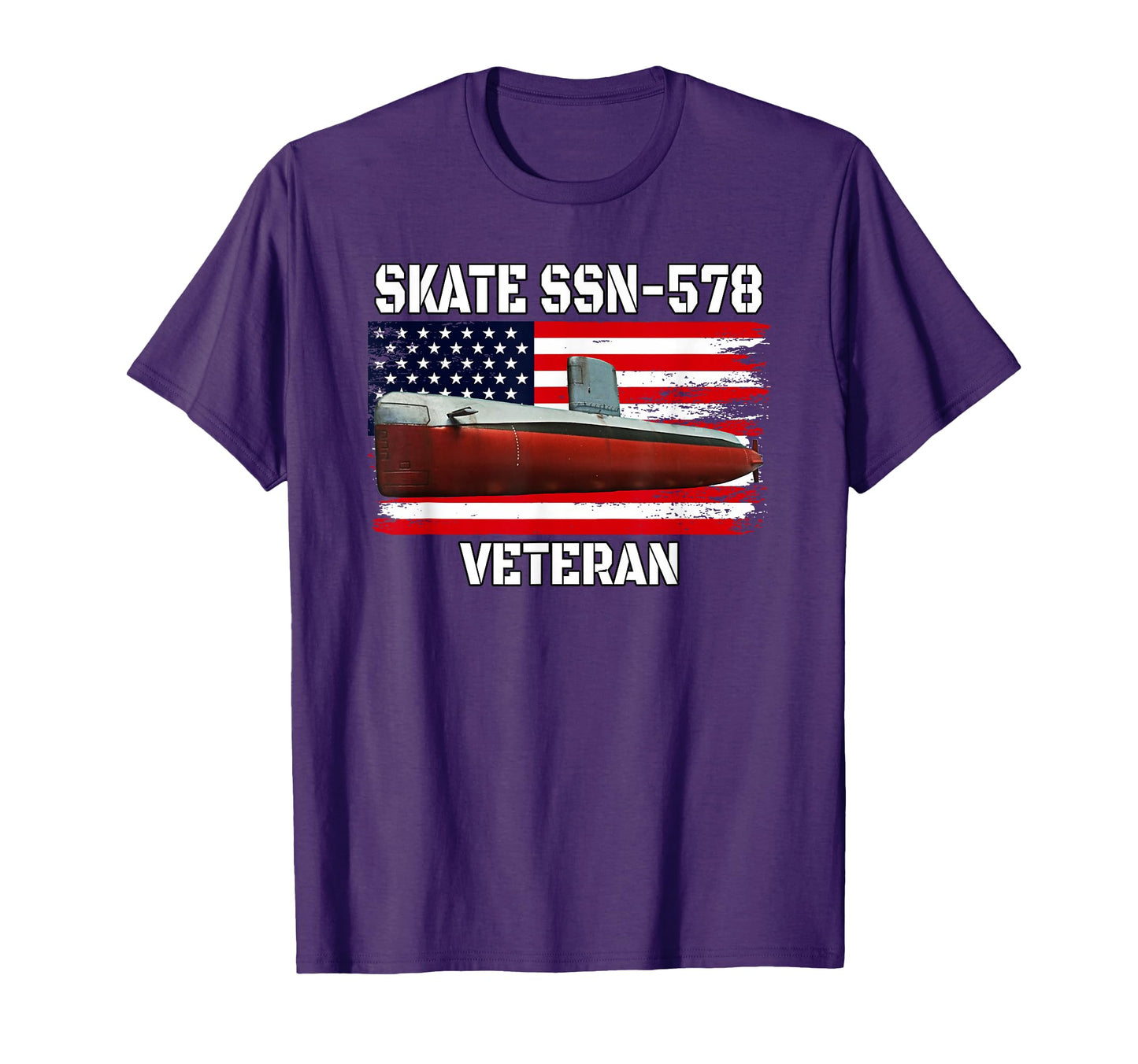 Submarine Uss Skate Ssn 578 T-Shirt - Casual Everyday Wear for Adults - T-Shirt, Sweatshirt, Hoodie