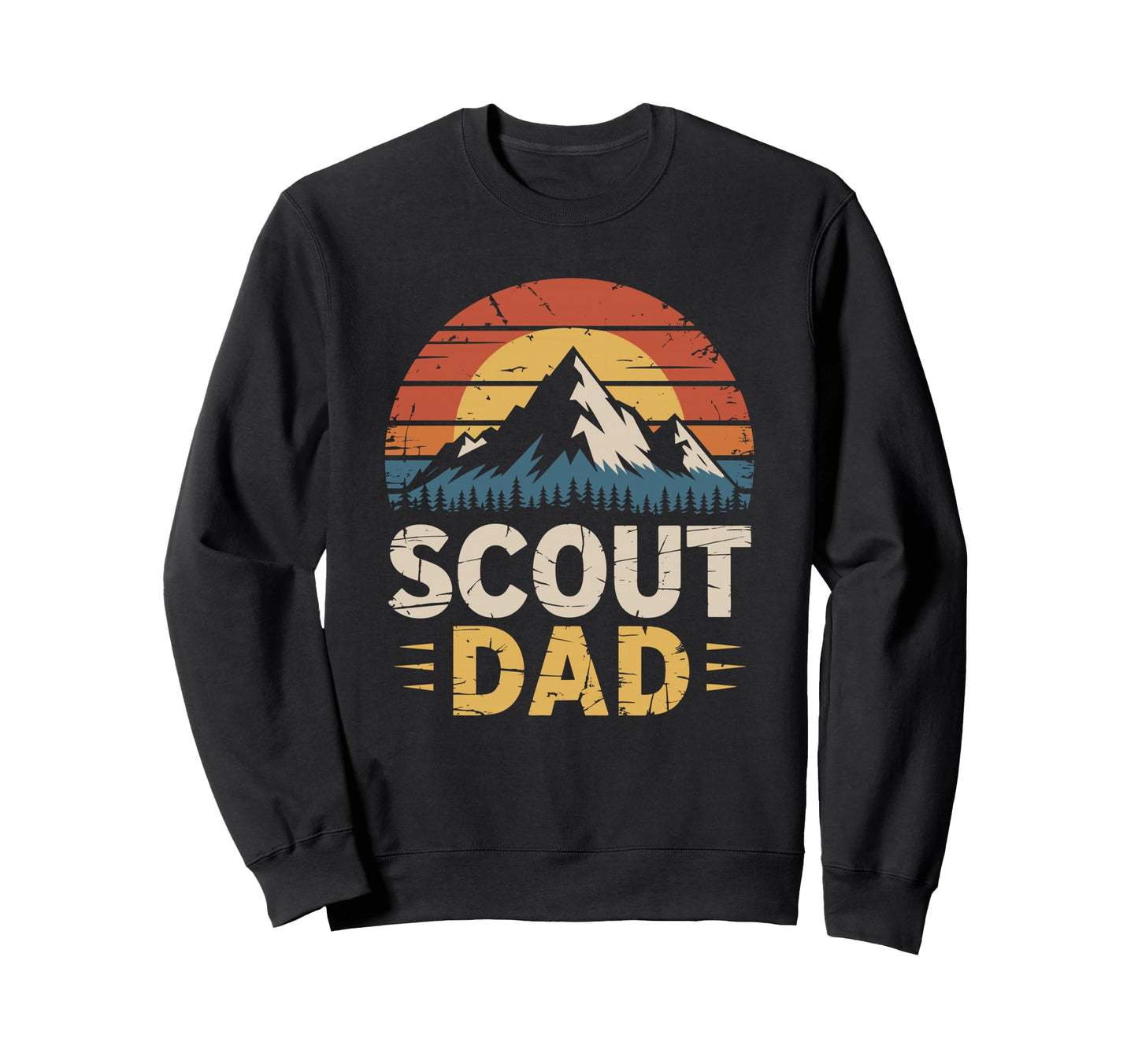 Scout Dad Camping Lover And Sweatshirt - Novelty Apparel for Adults - T-Shirt, Sweatshirt, Hoodie